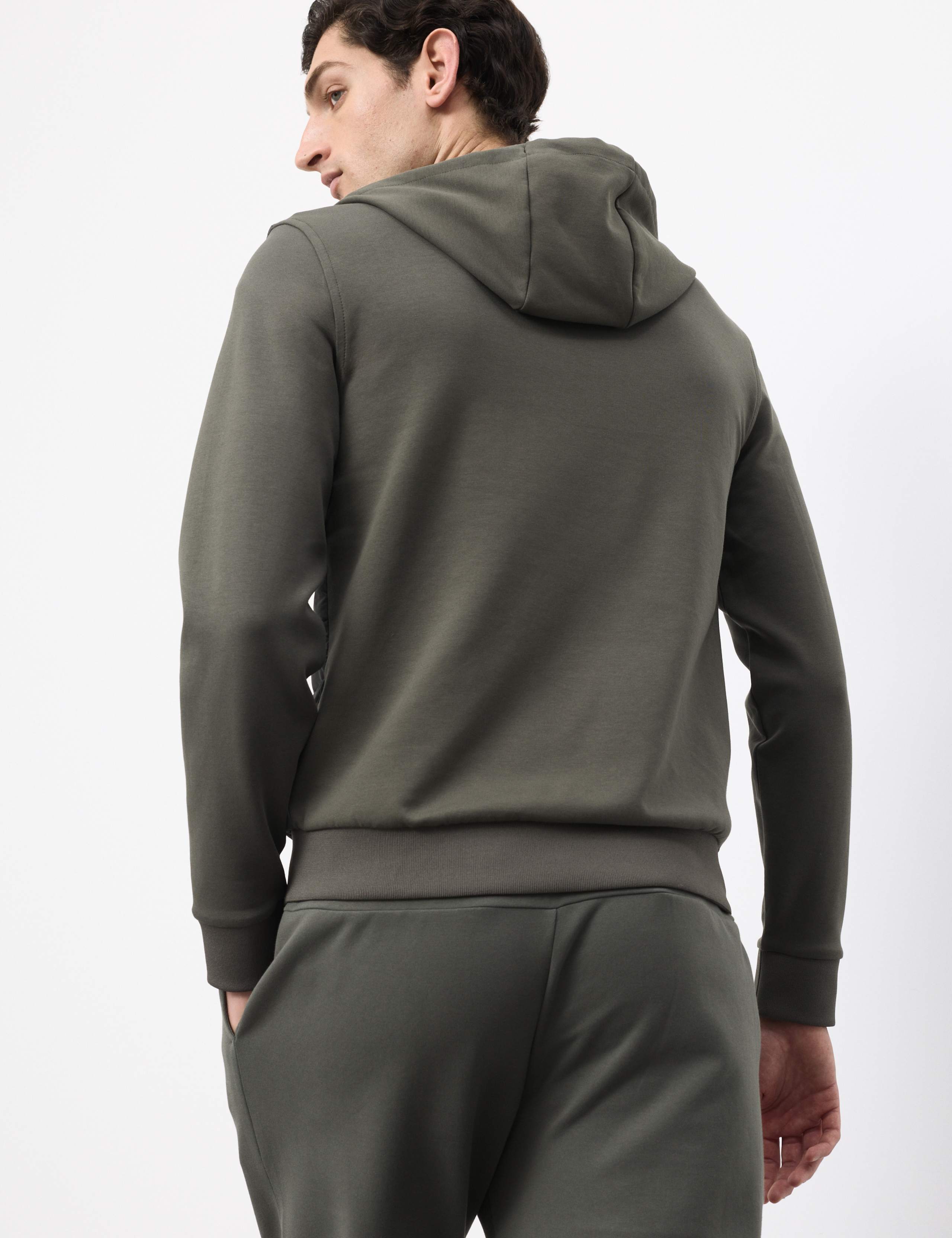 Cotton Rich Zip Up Hooded Jacket with Stormwear™ 6 of 6