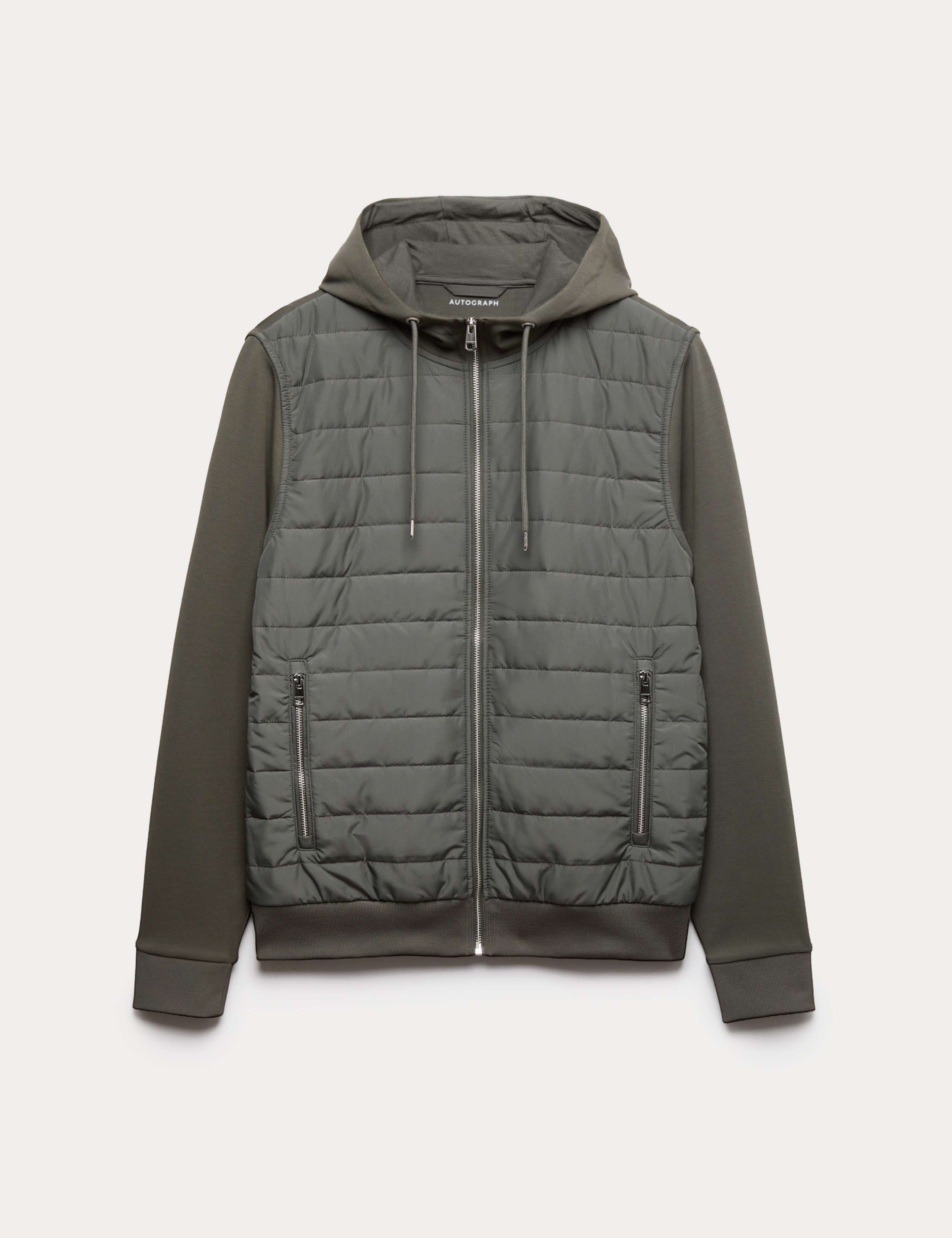 Cotton Rich Zip Up Hooded Jacket with Stormwear™ 2 of 6