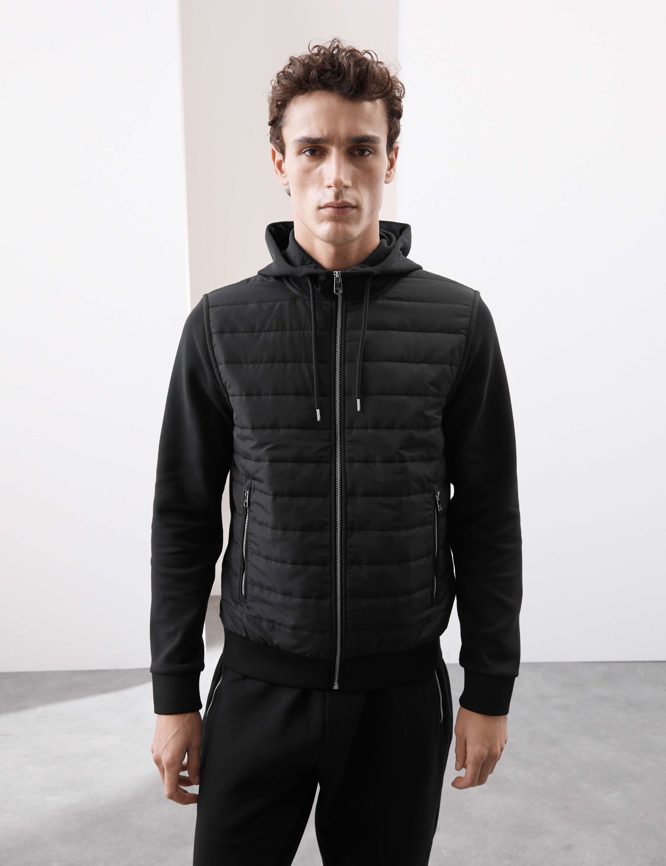 Cotton Rich Zip Up Hooded Jacket with Stormwear™ 5 of 7