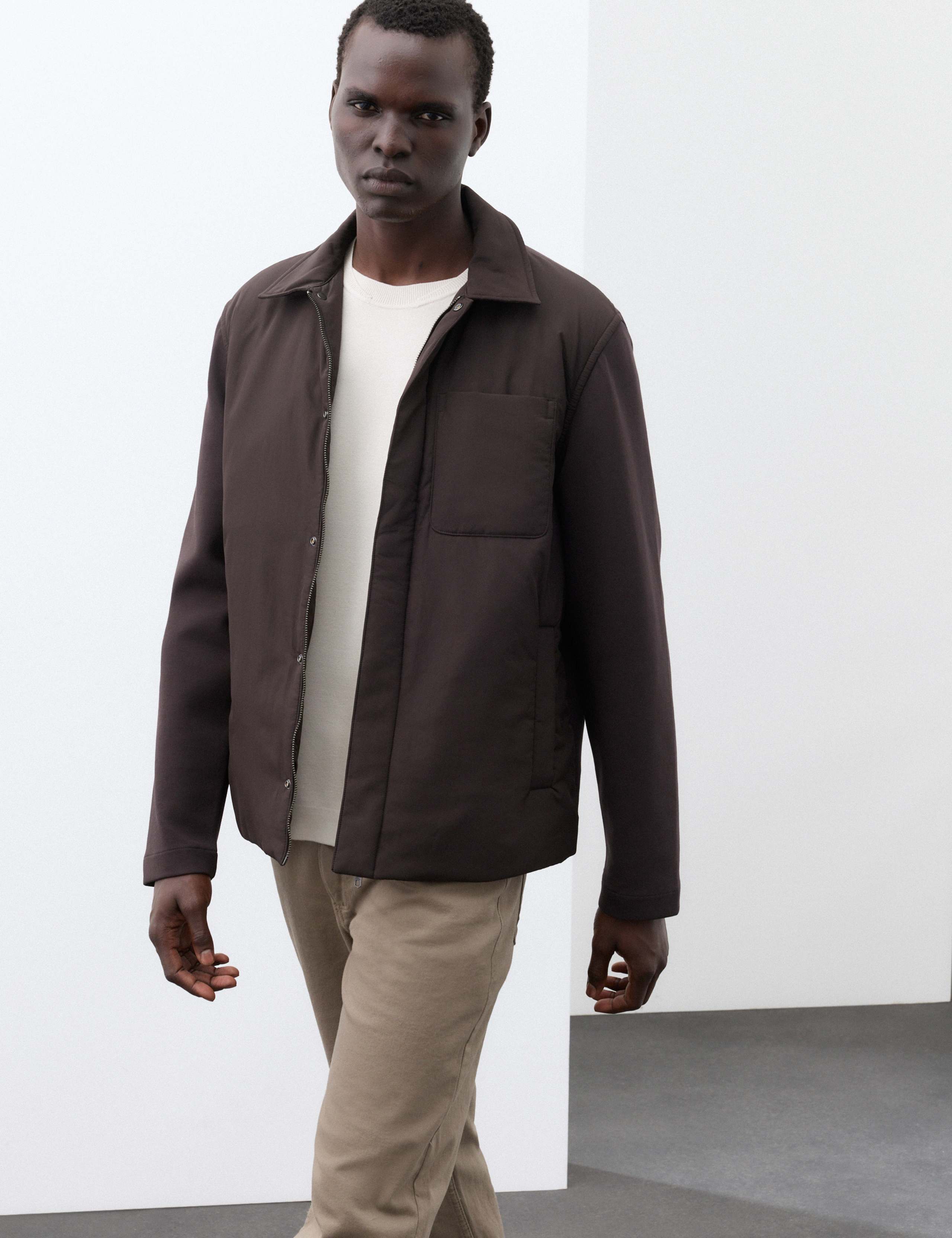 Regular Fit Cotton Rich Hybrid Jacket 1 of 7