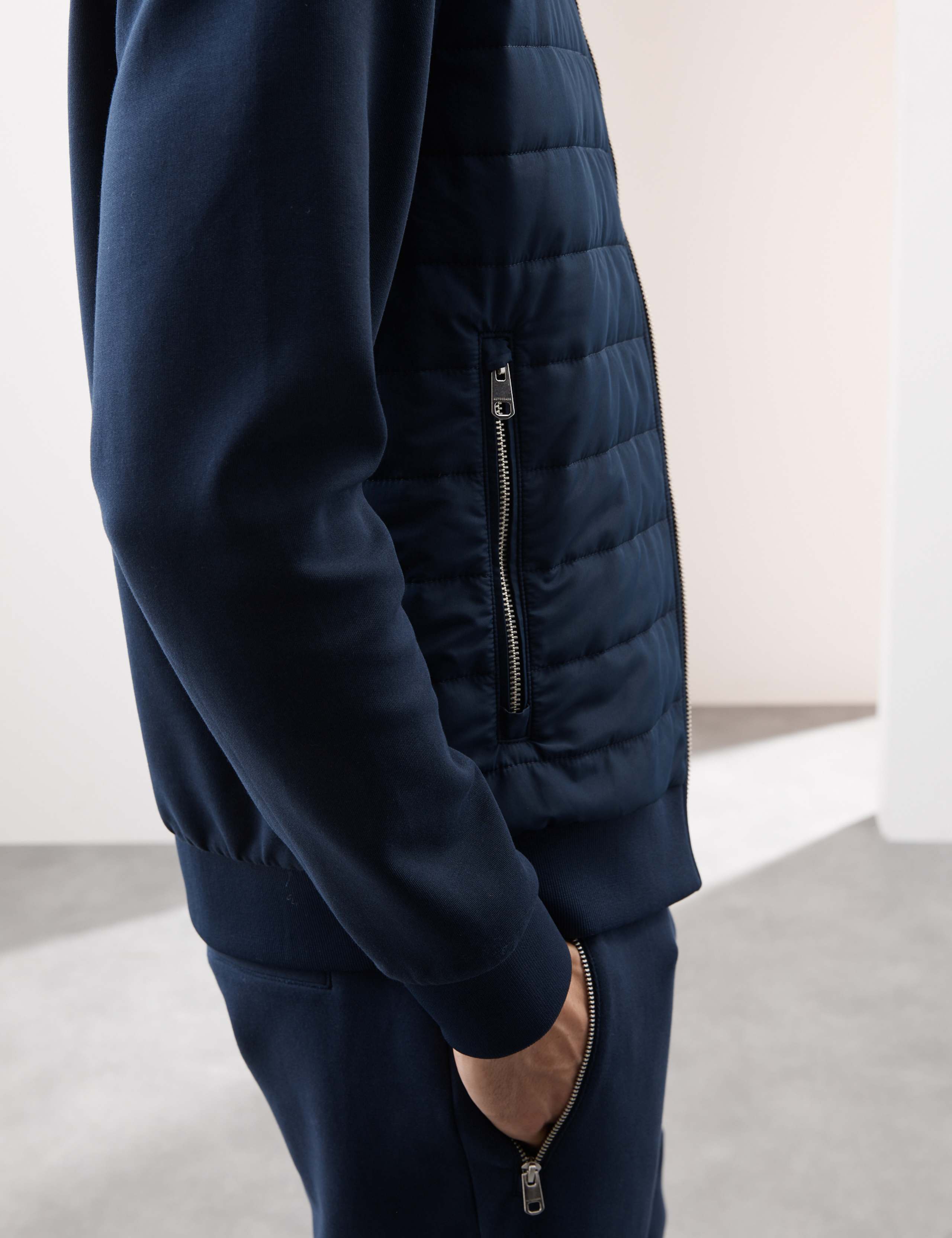 Cotton Rich Zip Up Quilted Jacket 3 of 7