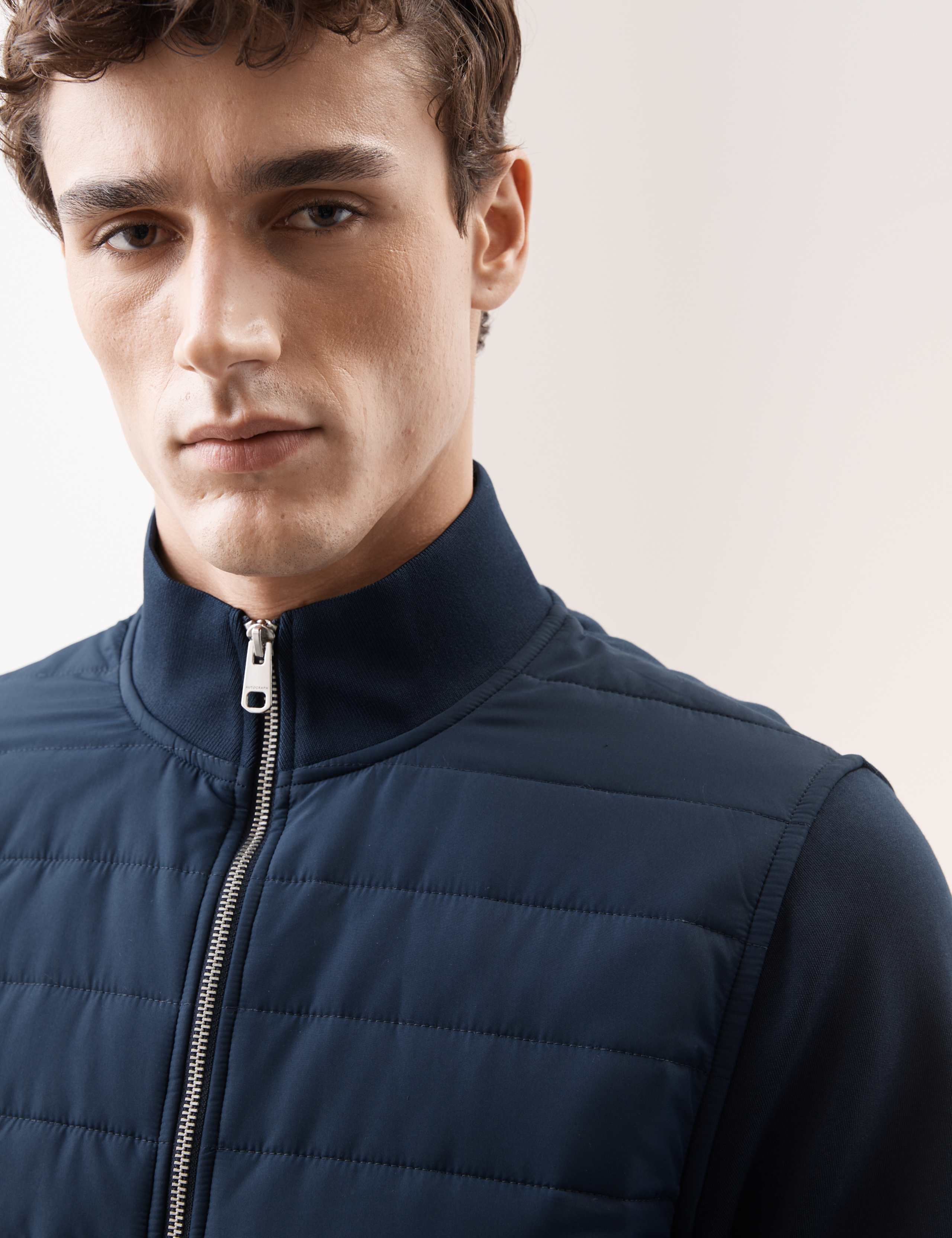 Cotton Rich Zip Up Quilted Jacket 7 of 7