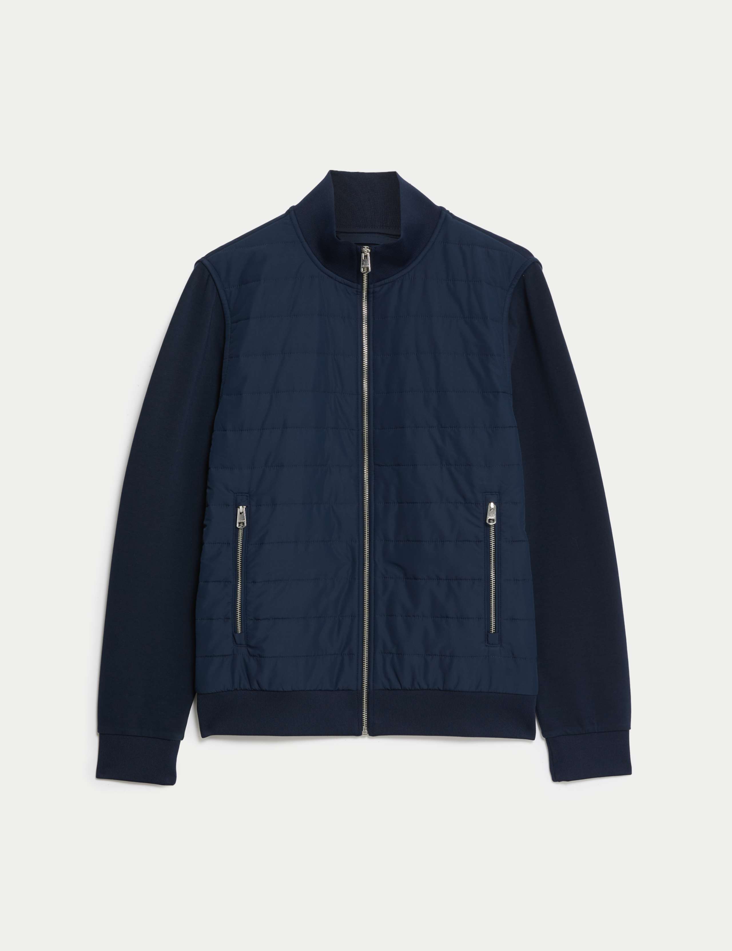 Cotton Rich Zip Up Quilted Jacket 2 of 7