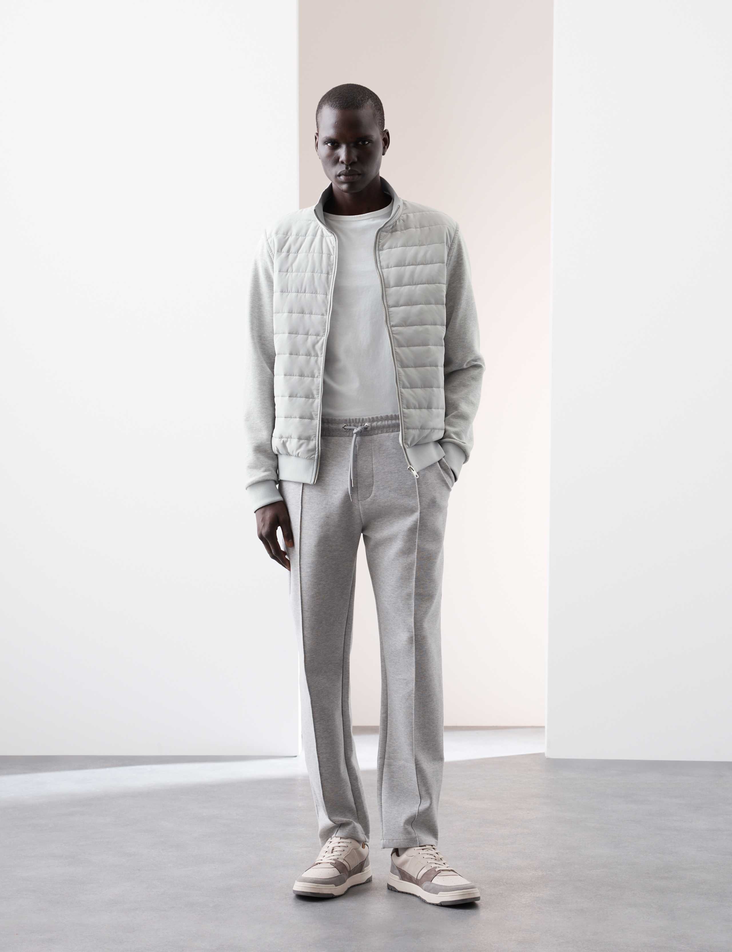 Cotton Rich Zip Up Quilted Jacket 3 of 8