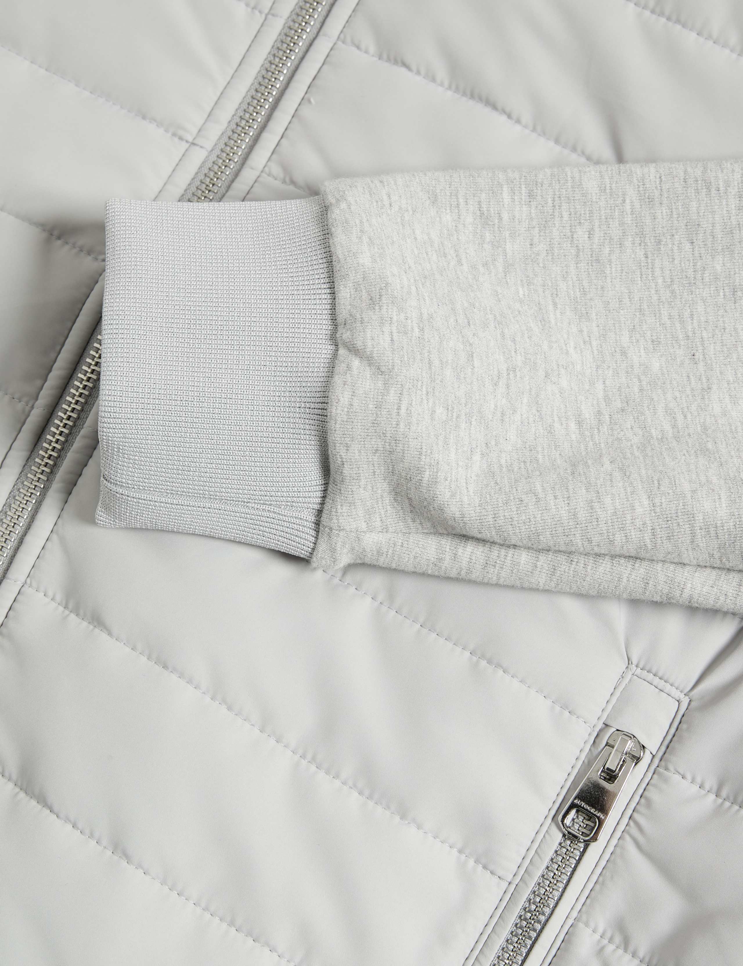 Cotton Rich Zip Up Quilted Jacket 8 of 8