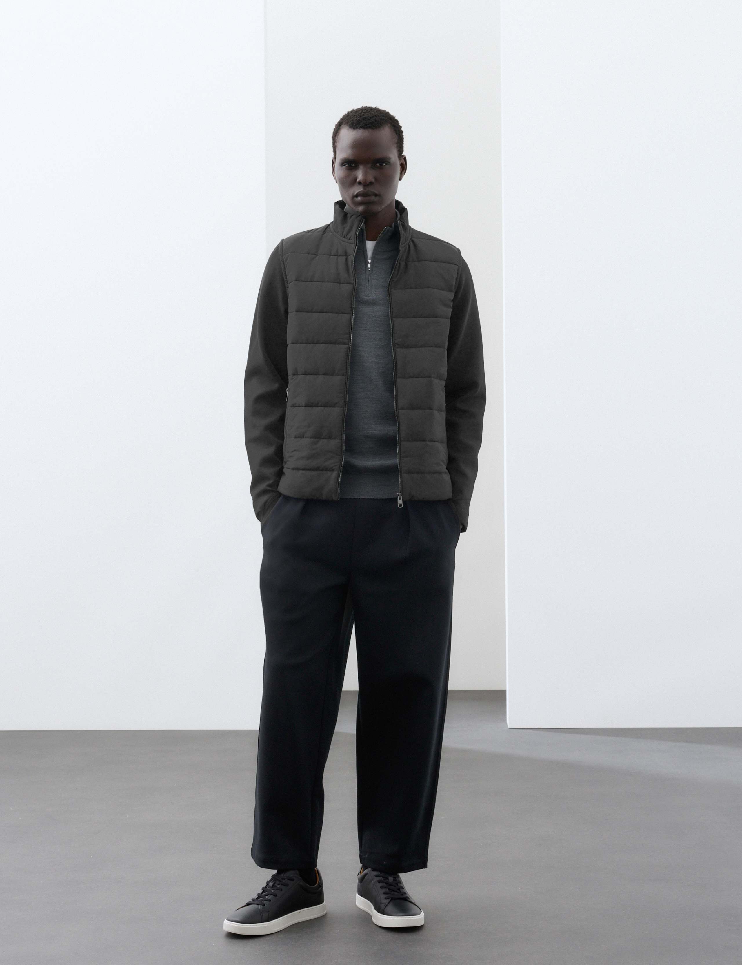 Regular Fit Cotton Rich Padded Hybrid Jacket 4 of 7