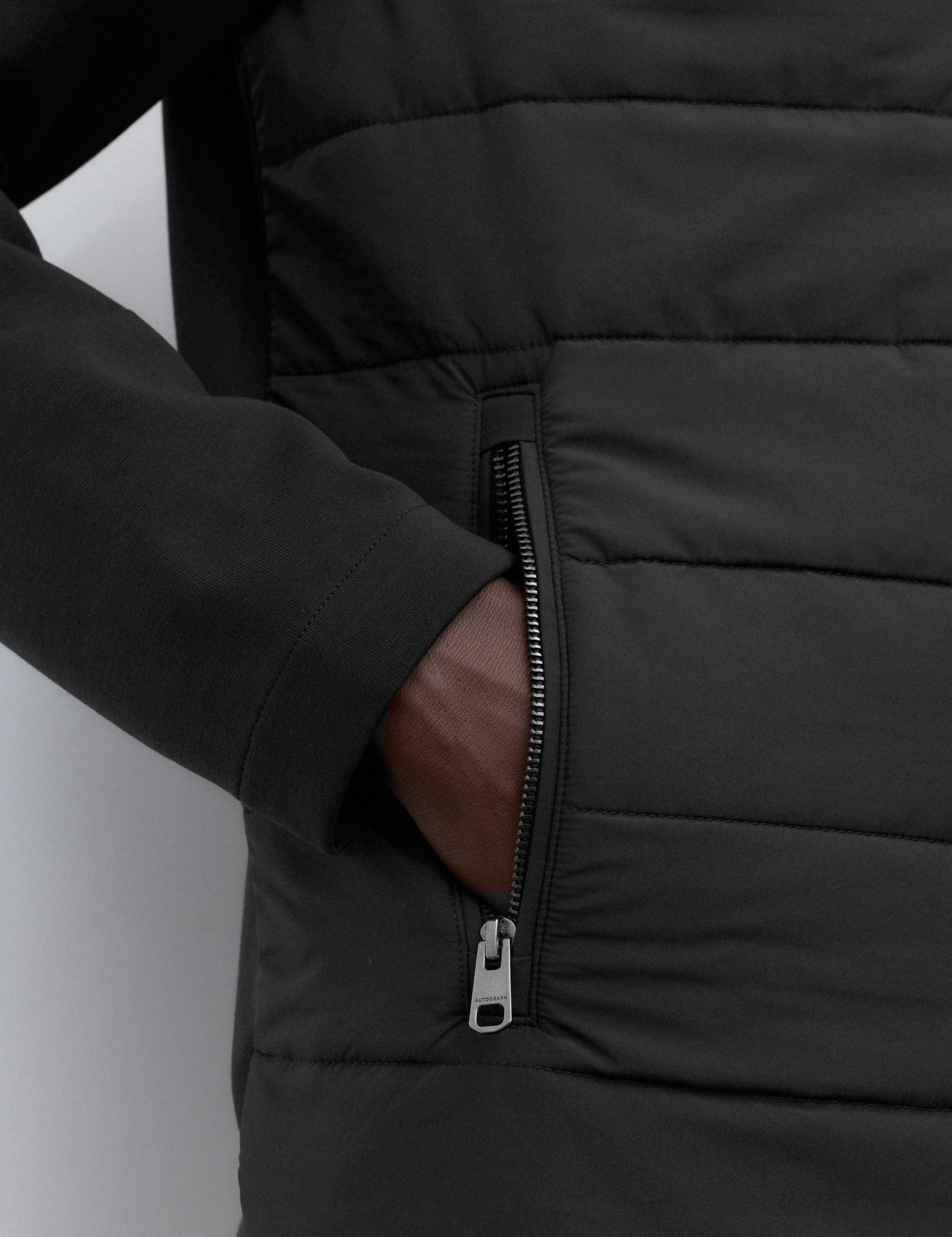 Regular Fit Cotton Rich Padded Hybrid Jacket 6 of 7