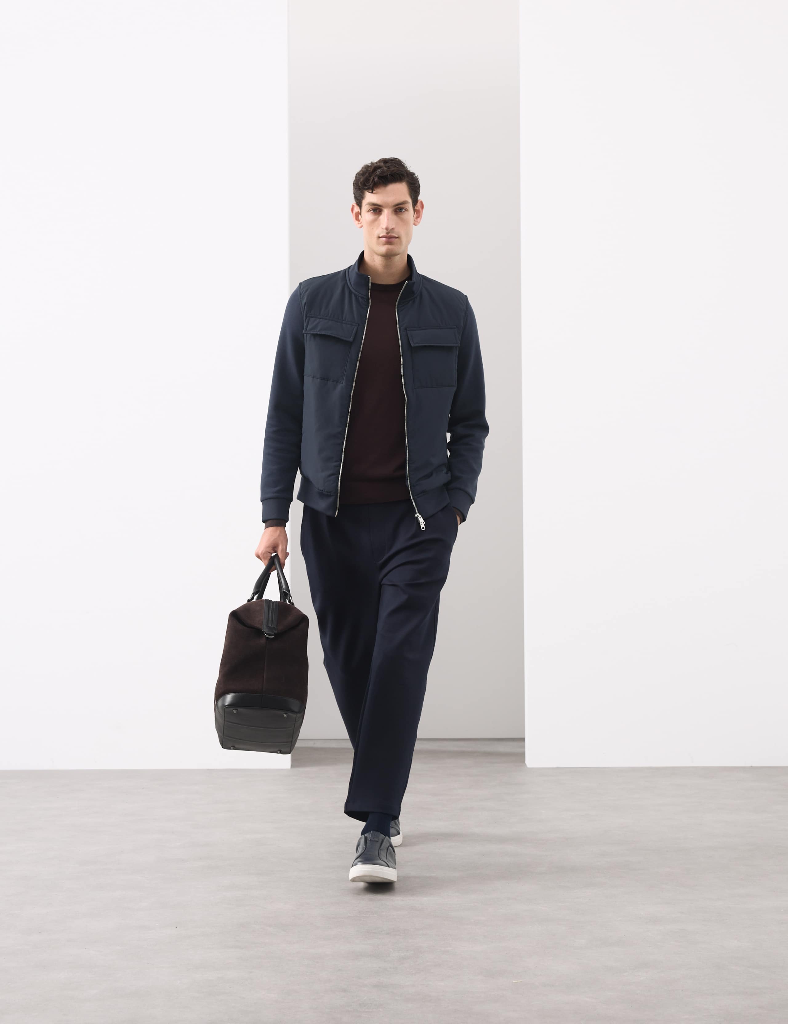 Cotton Rich Zip Up Pocket Jacket 3 of 7