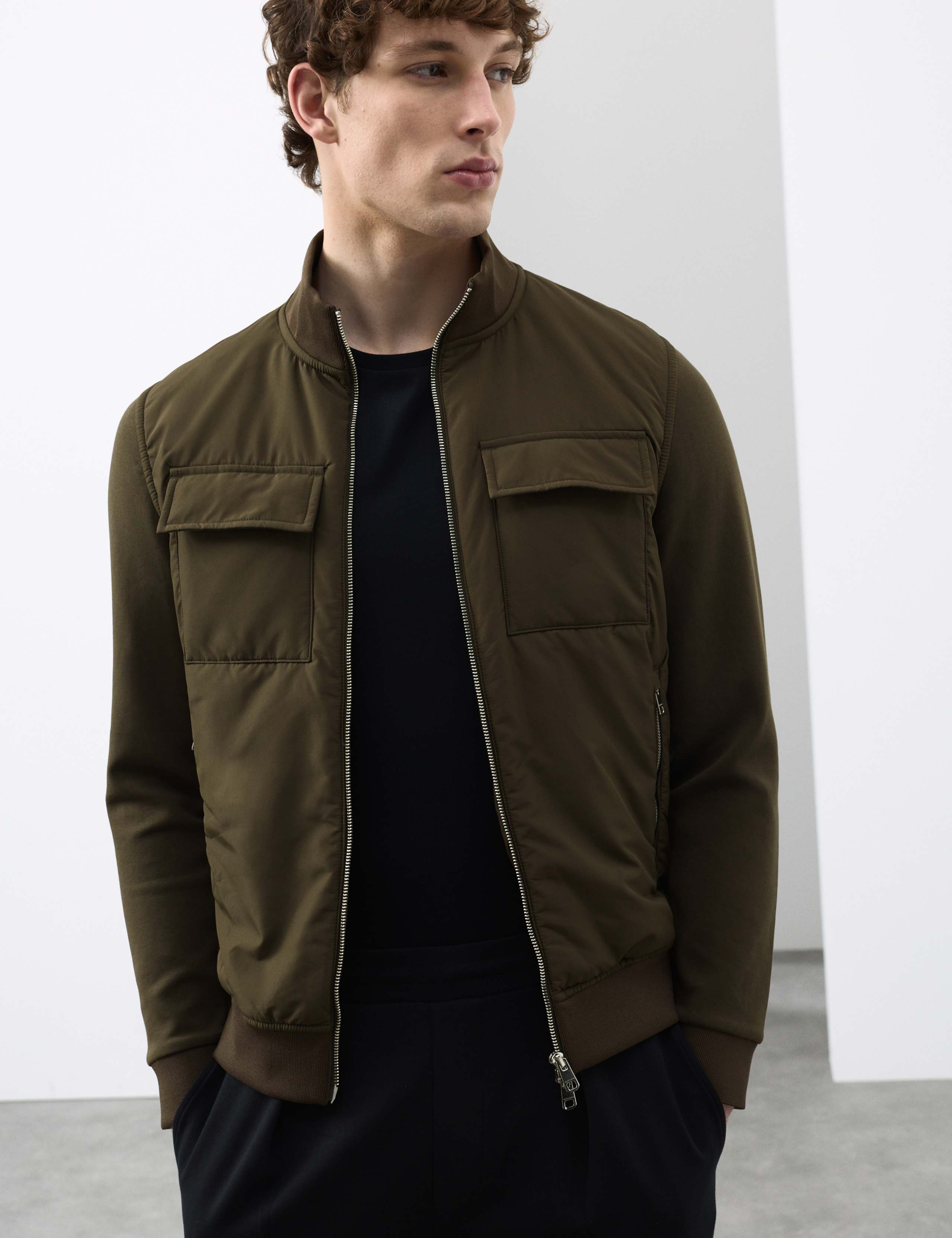 Cotton Rich Zip Up Pocket Jacket 5 of 5