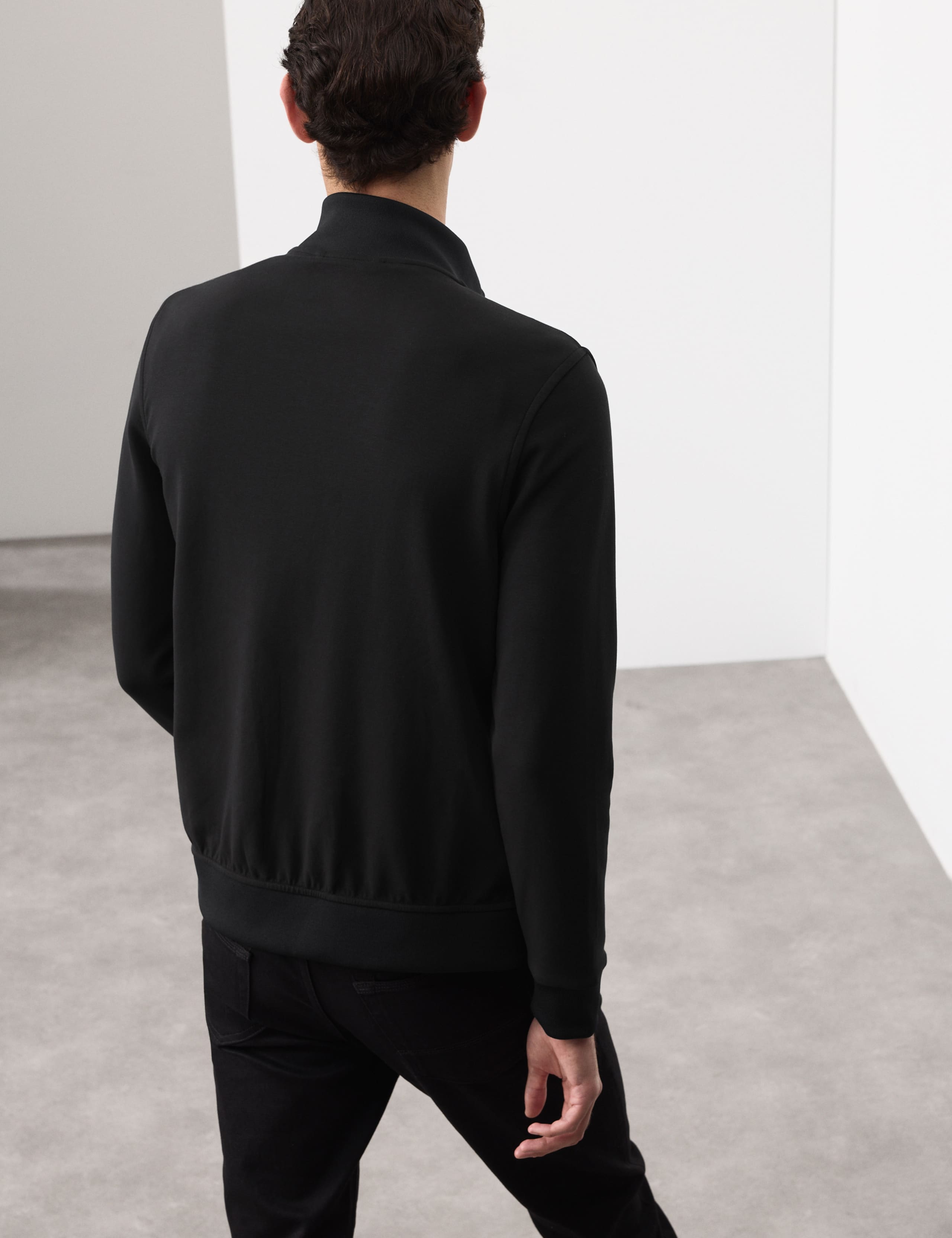 Cotton Rich Zip Up Pocket Jacket 5 of 6