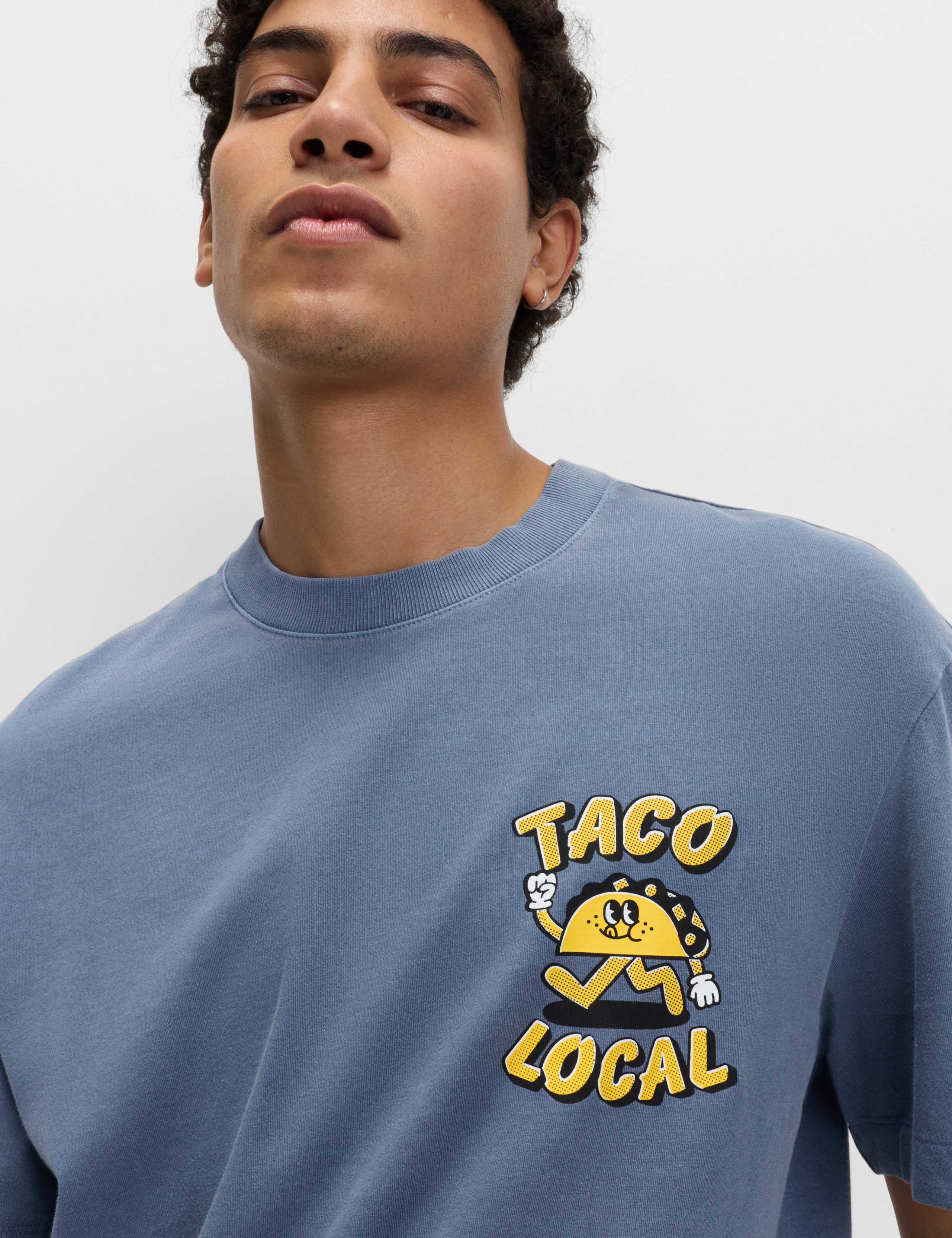 Pure Cotton Taco Graphic T-Shirt 1 of 5
