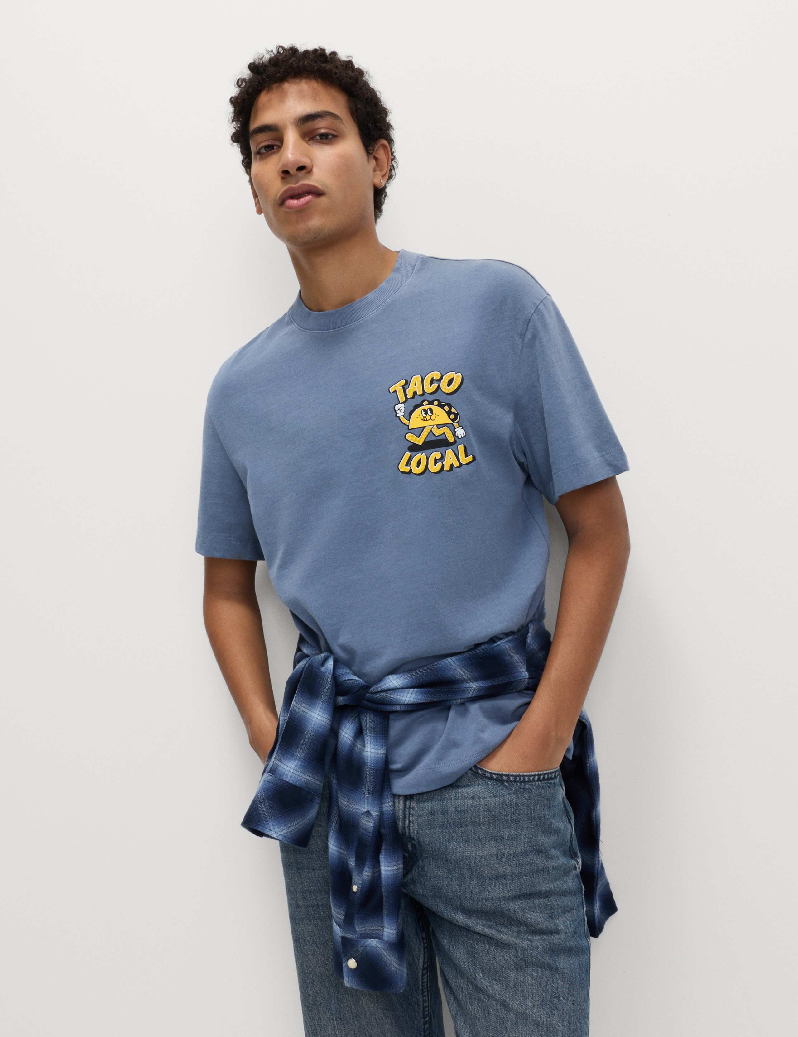 Pure Cotton Taco Graphic T-Shirt 5 of 5