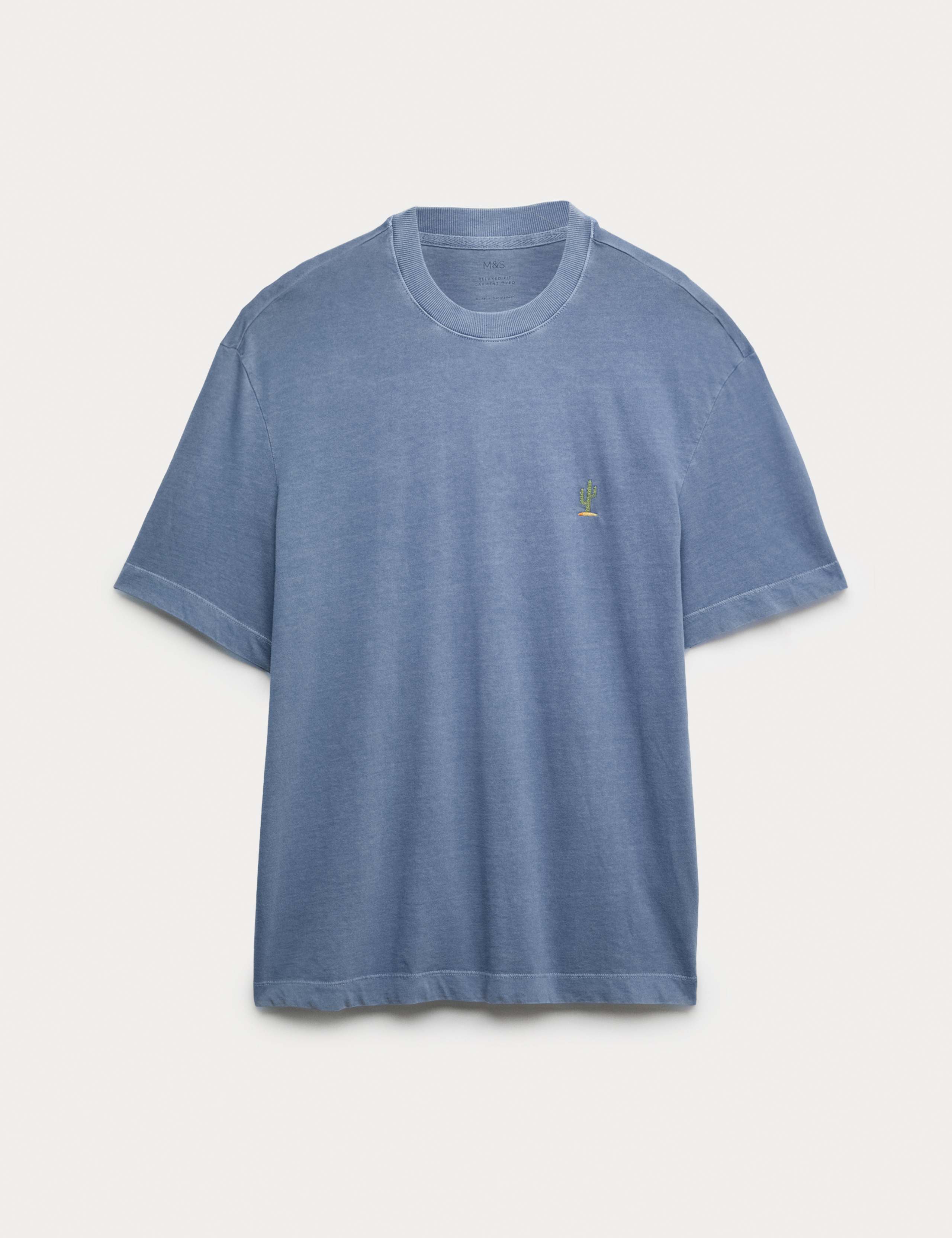 Pure Cotton Garment Dyed T-Shirt 2 of 4