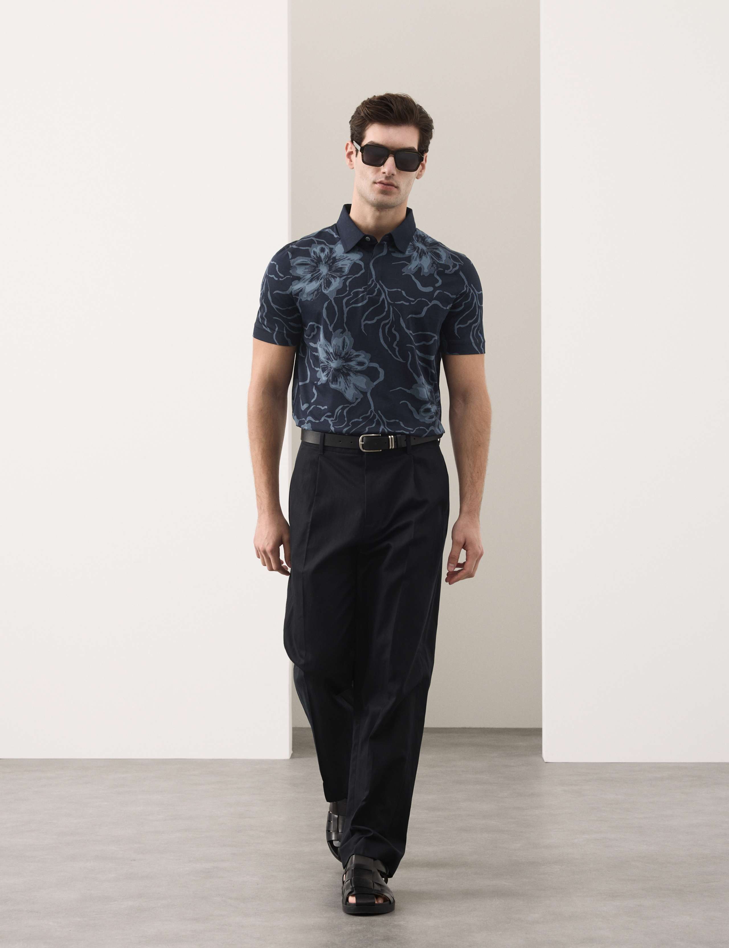 Pure Supima® Cotton Floral Polo Shirt 6 of 7