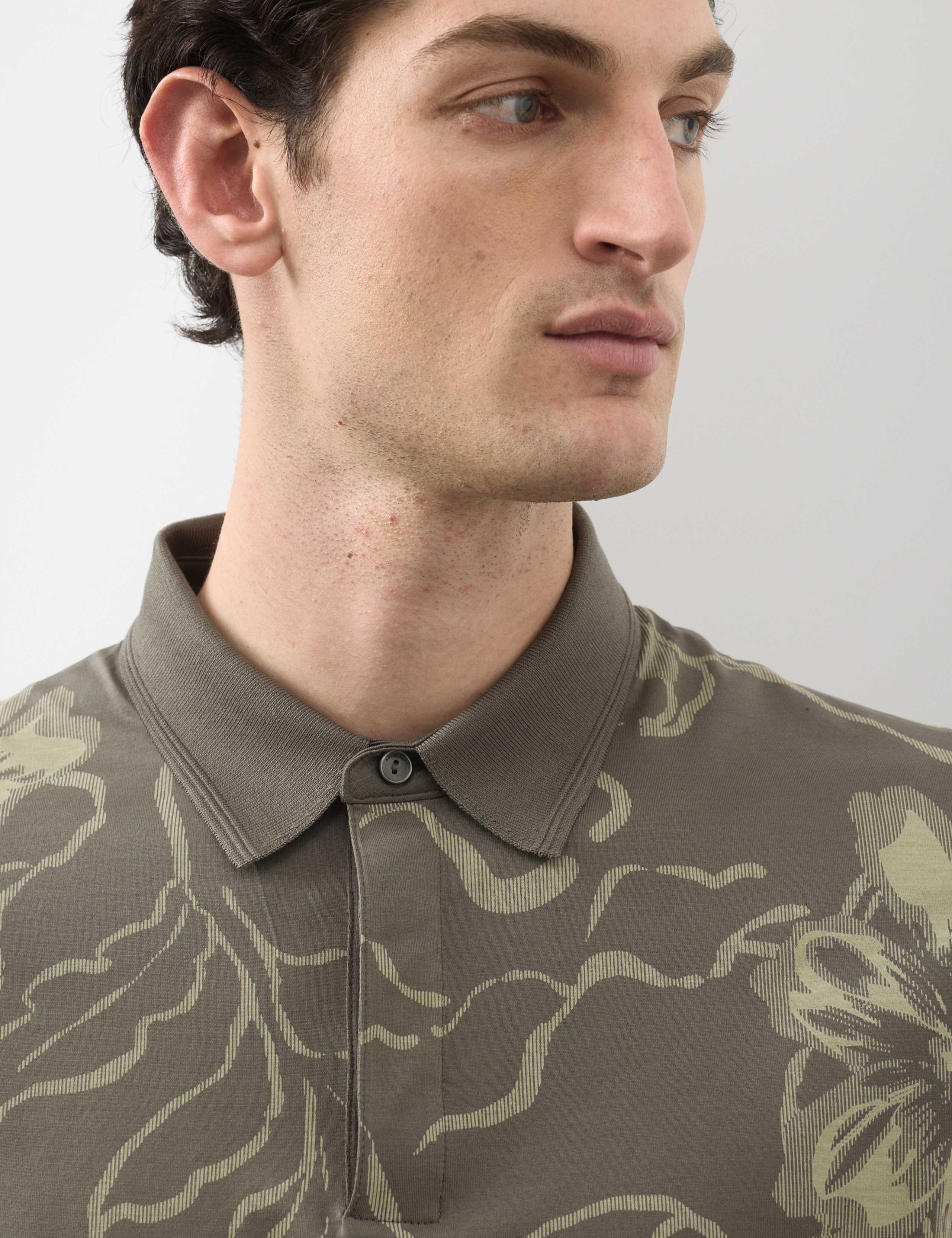 Pure Supima® Cotton Floral Polo Shirt 4 of 5