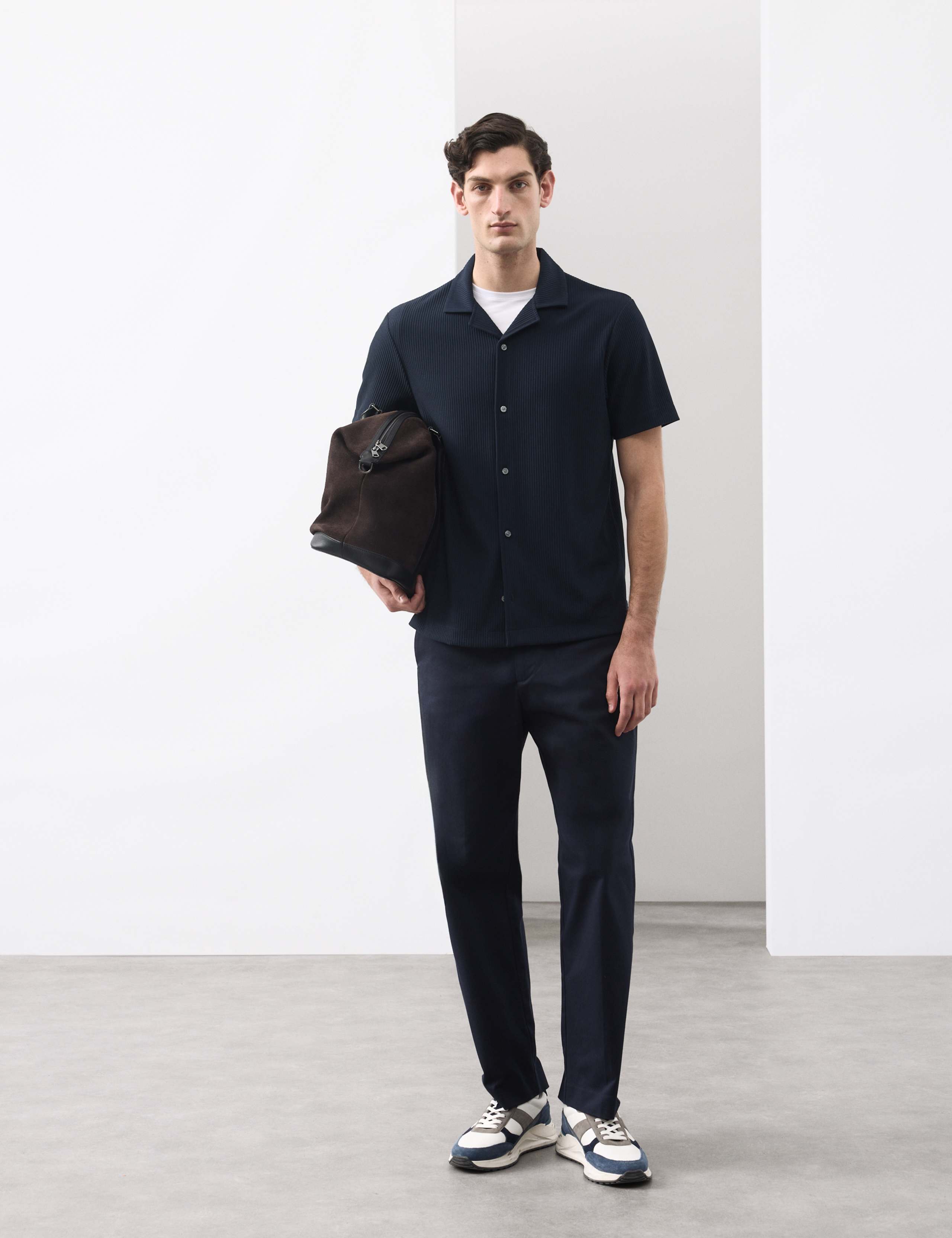 Regular Fit Textured Short Sleeve Shirt 3 of 7