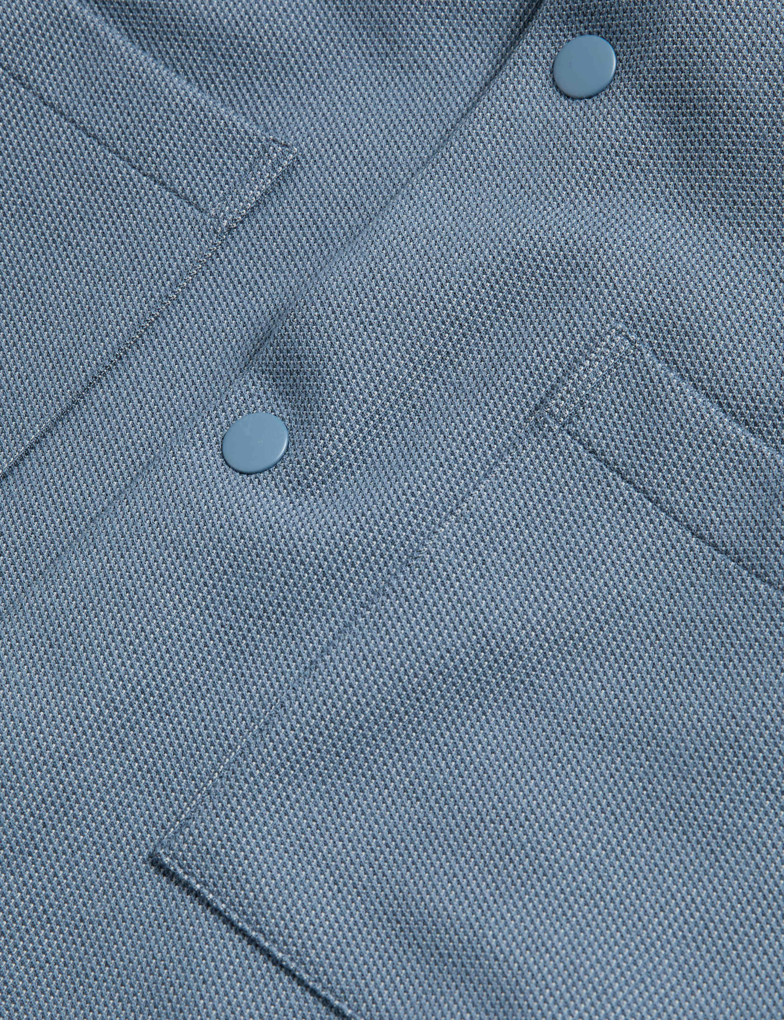 Cotton Blend Short Sleeve Overshirt 7 of 7