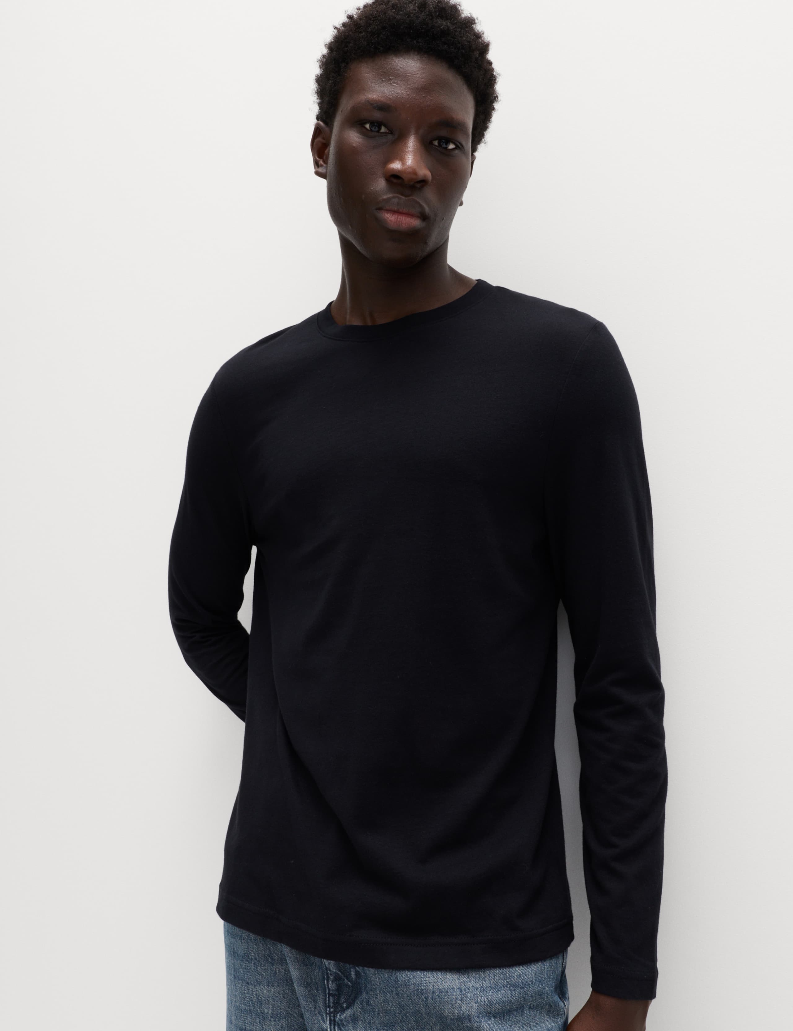 2 Pack Pure Cotton Long Sleeve T-Shirts 6 of 7