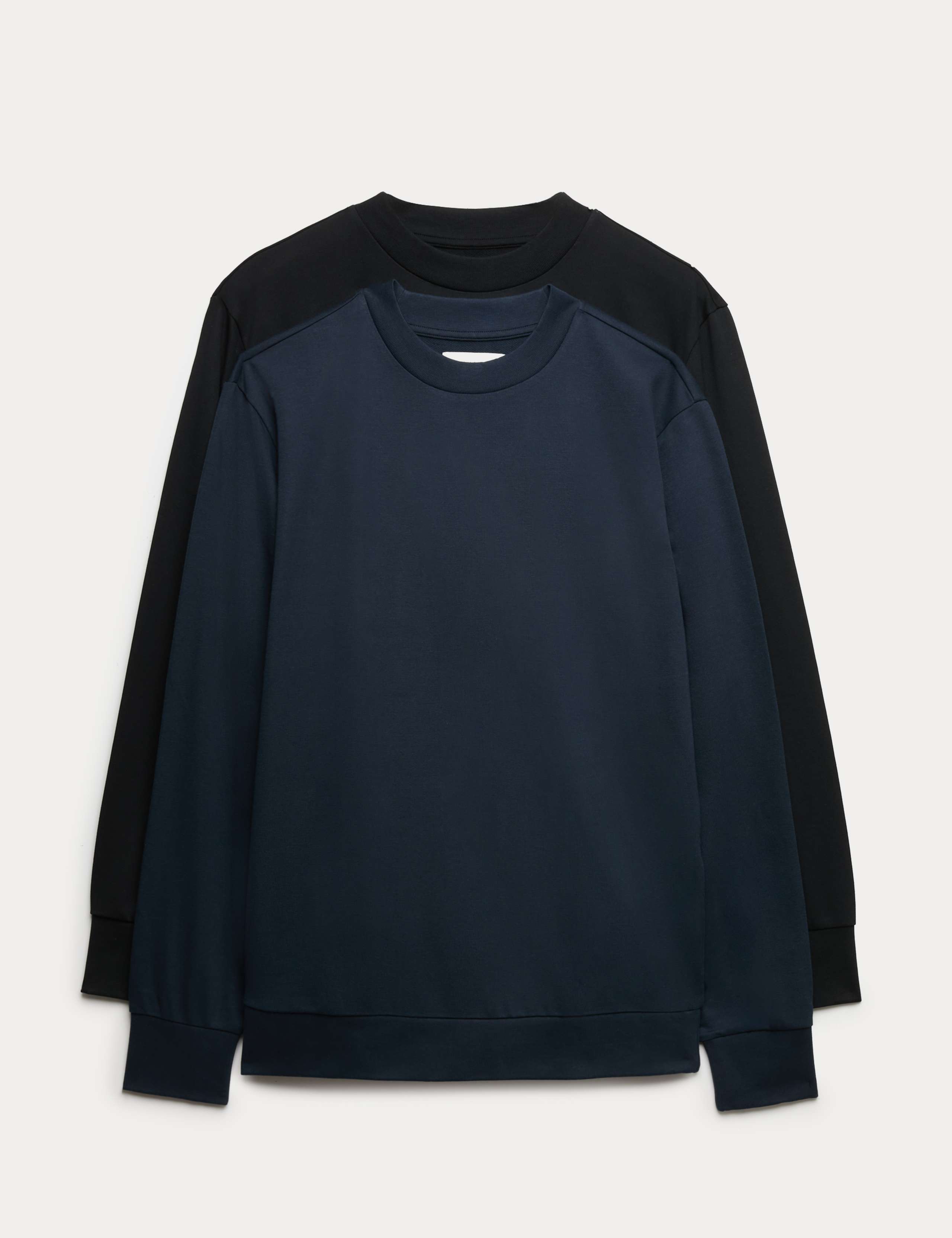 2 Pack Cotton Rich Crew Neck Sweatshirts 1 of 1