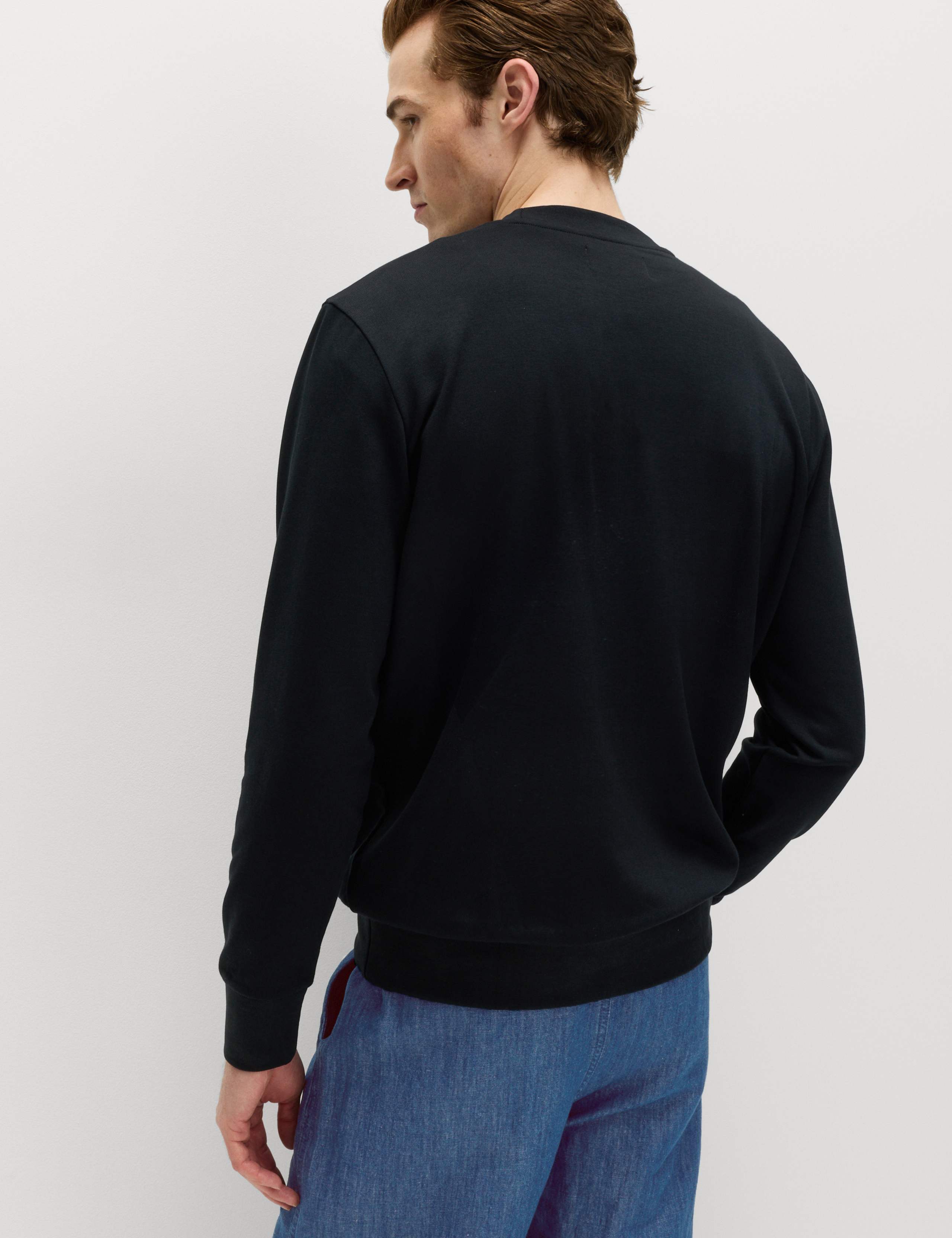 2 Pack Cotton Rich Crew Neck Sweatshirts 4 of 6