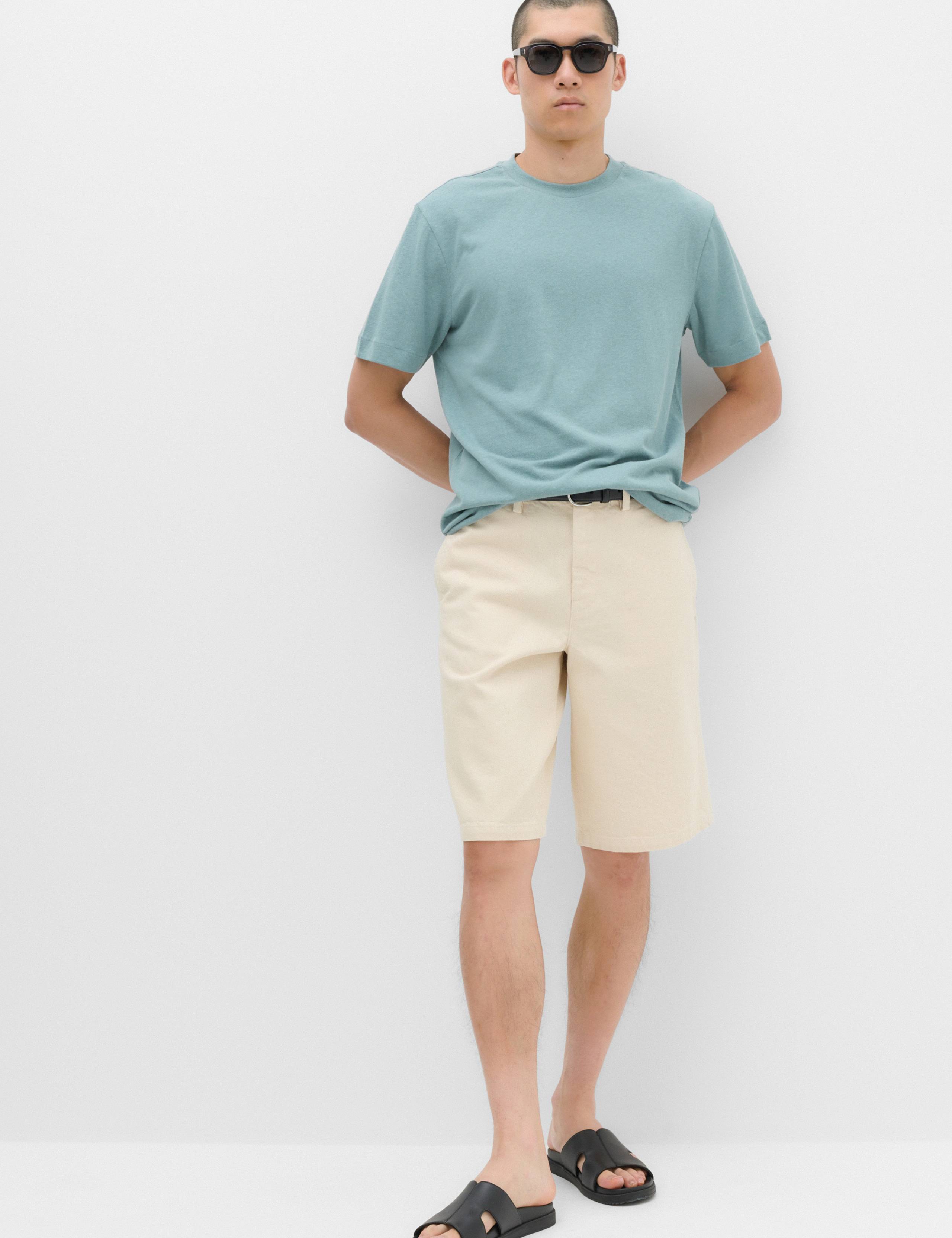Relaxed Fit Linen T-Shirt 5 of 5