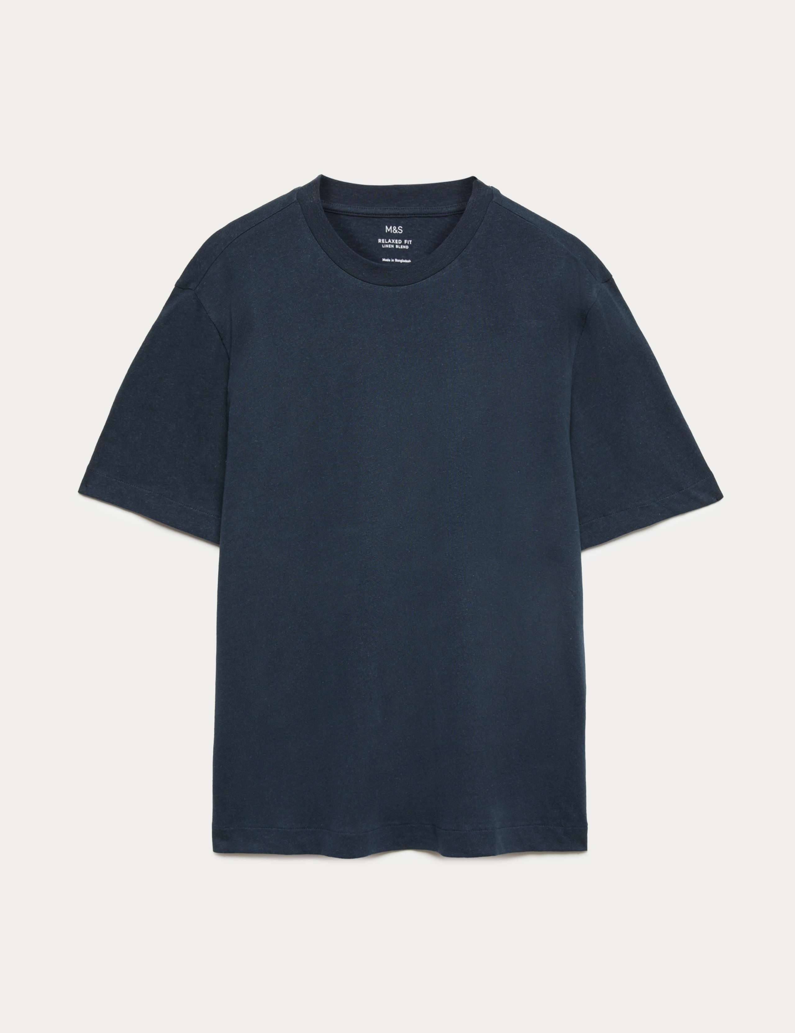 Relaxed Fit Linen T-Shirt 2 of 5