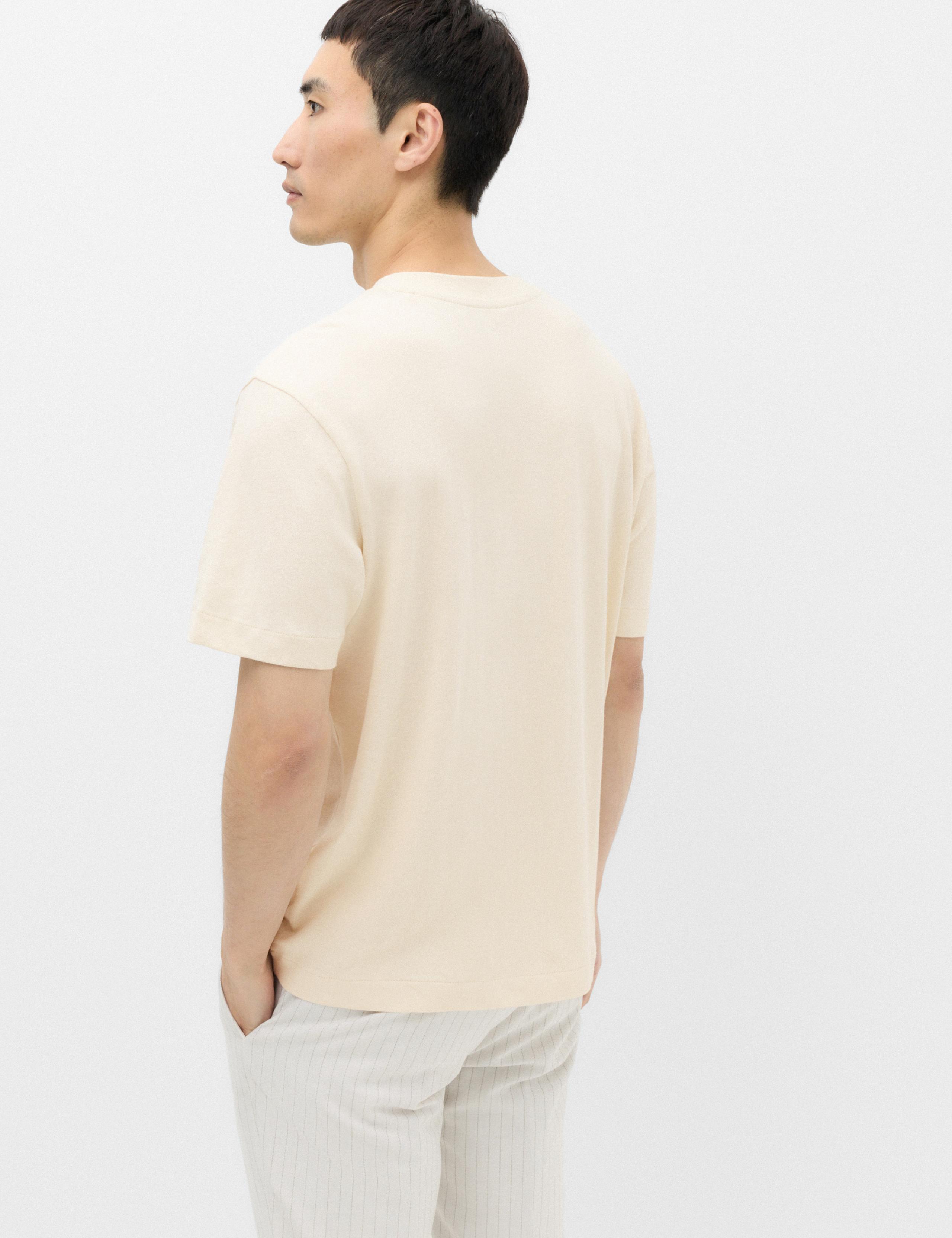 Relaxed Fit Linen T-Shirt 4 of 5
