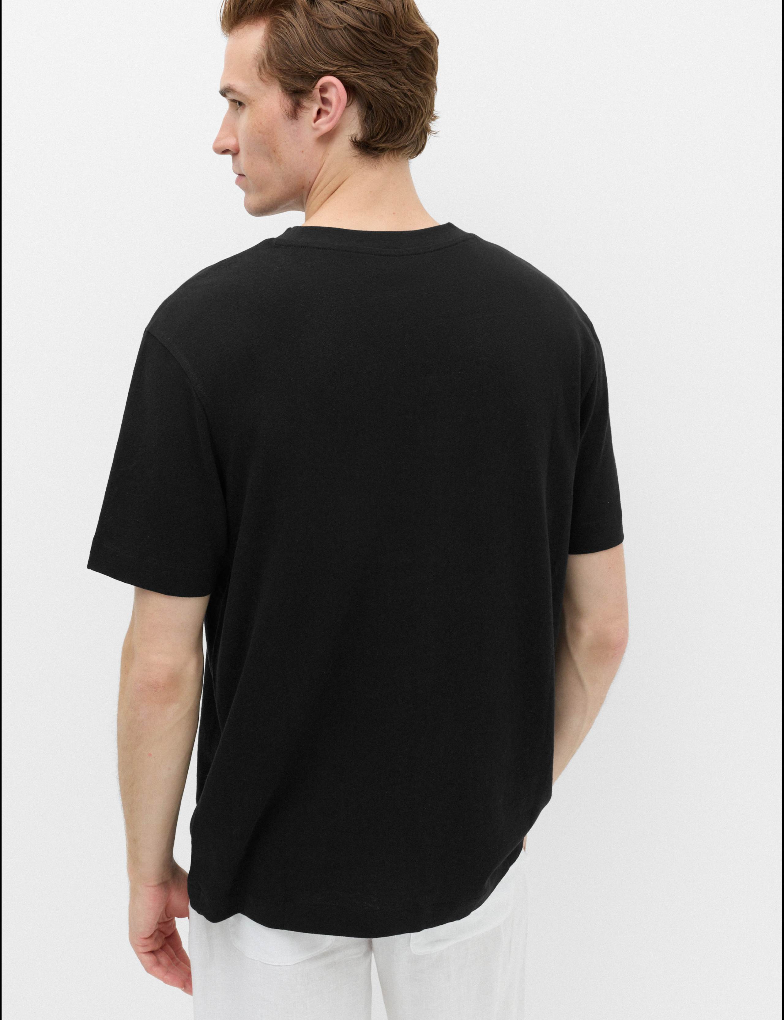 Relaxed Fit Linen T-Shirt 4 of 5