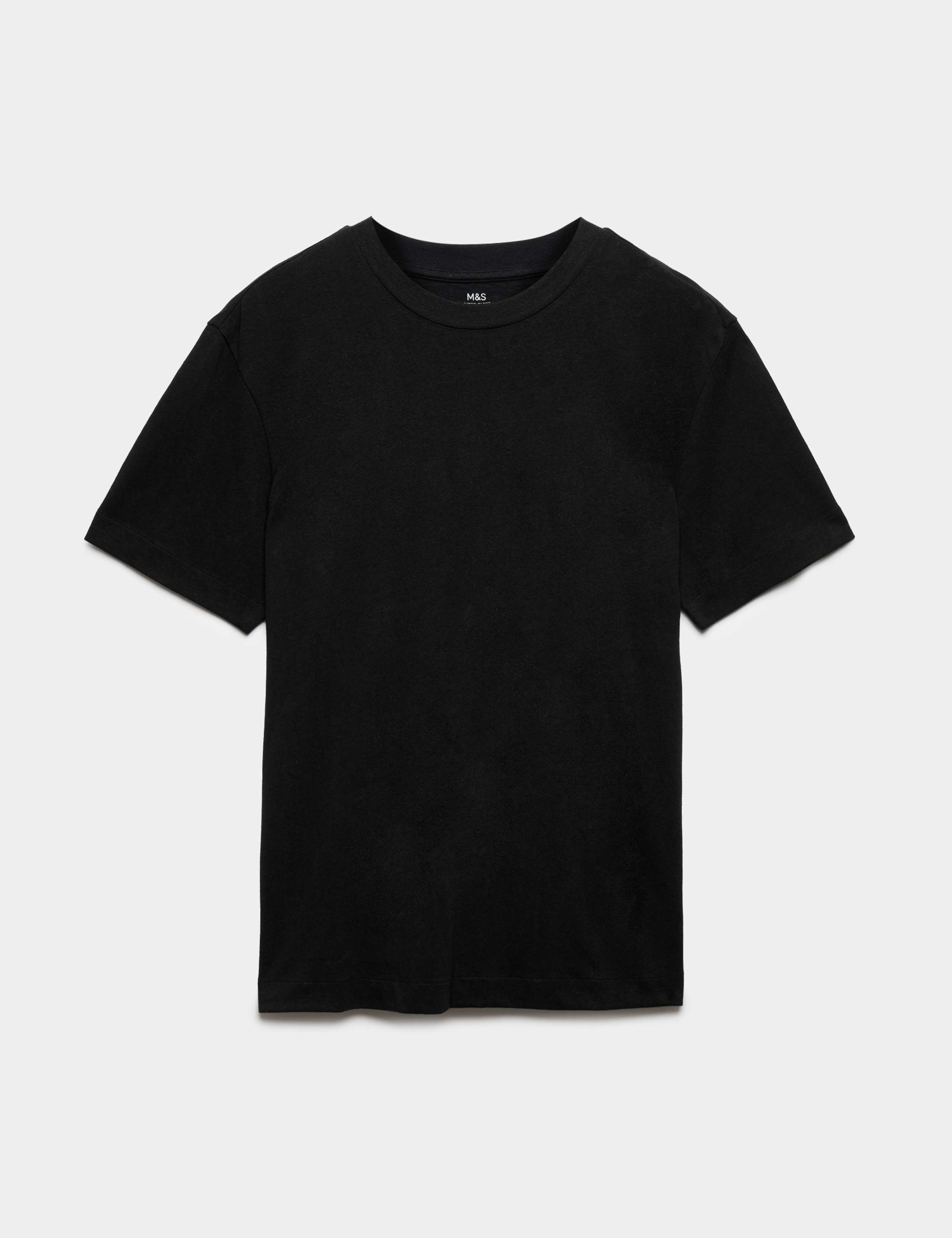 Relaxed Fit Linen T-Shirt 2 of 5