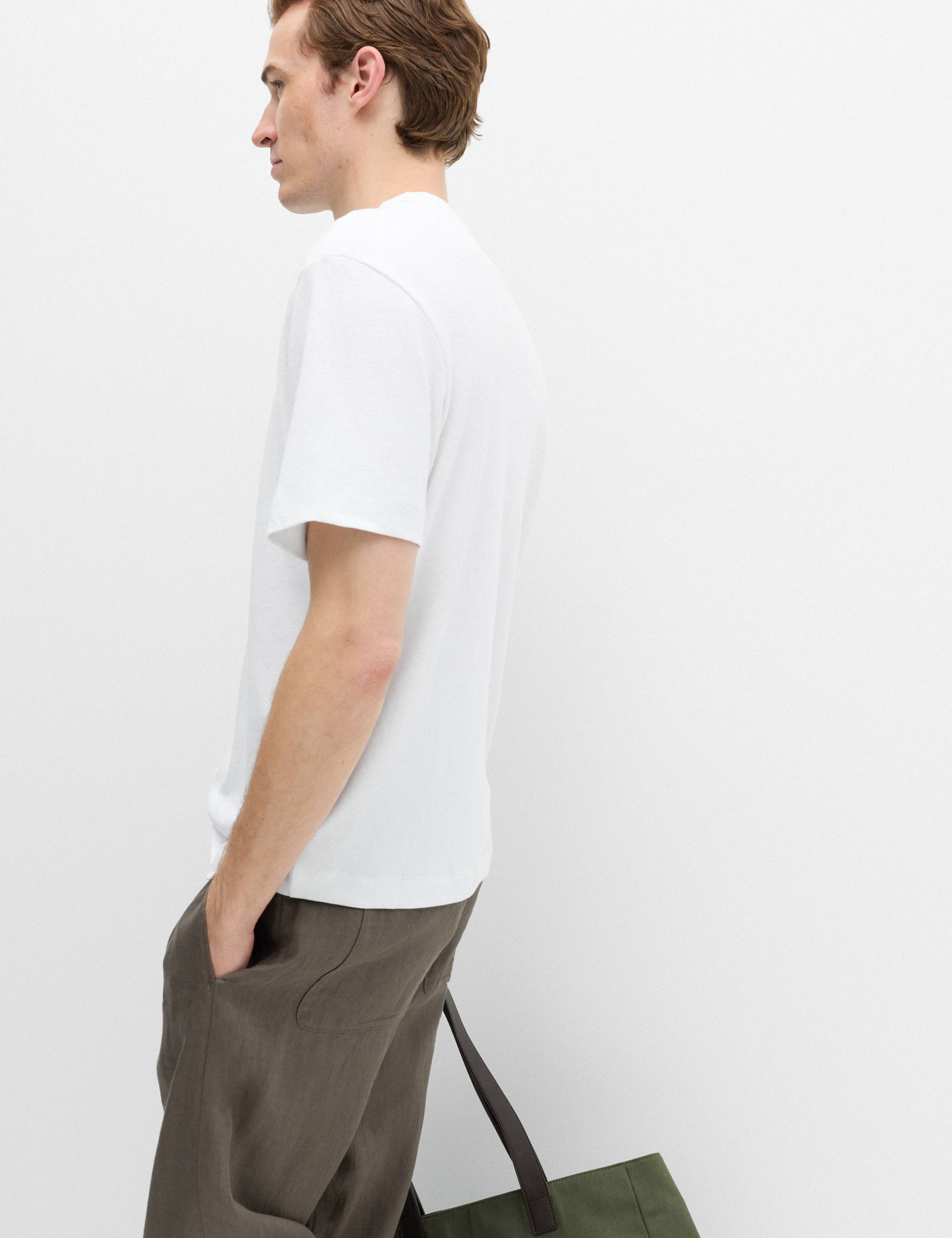 Relaxed Fit Linen T-Shirt 4 of 5