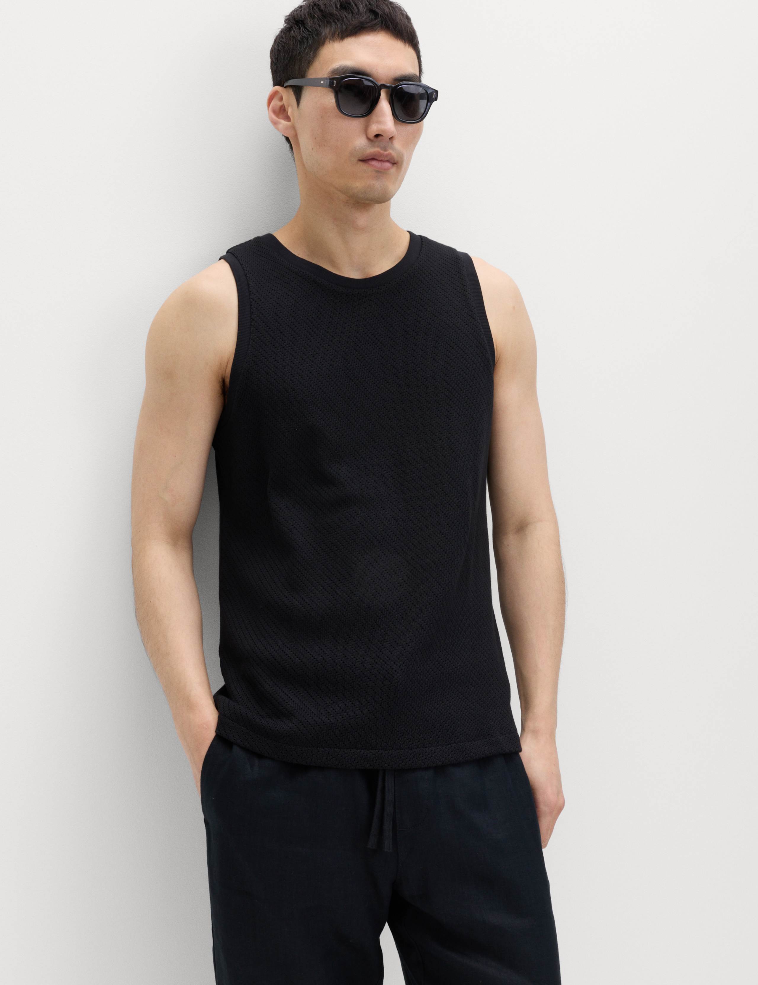 Cotton Rich Knitted Vest 1 of 5