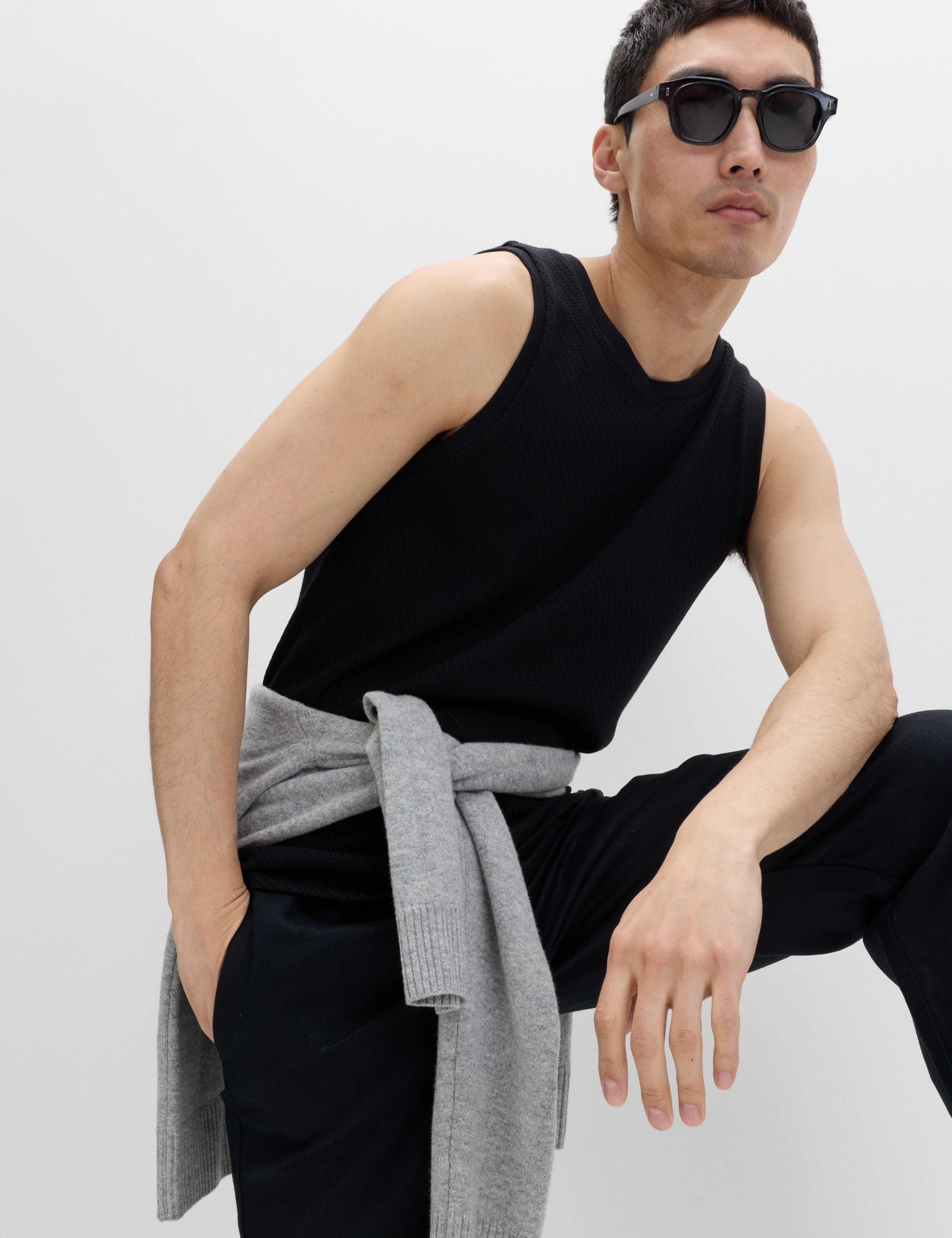 Cotton Rich Knitted Vest 5 of 5