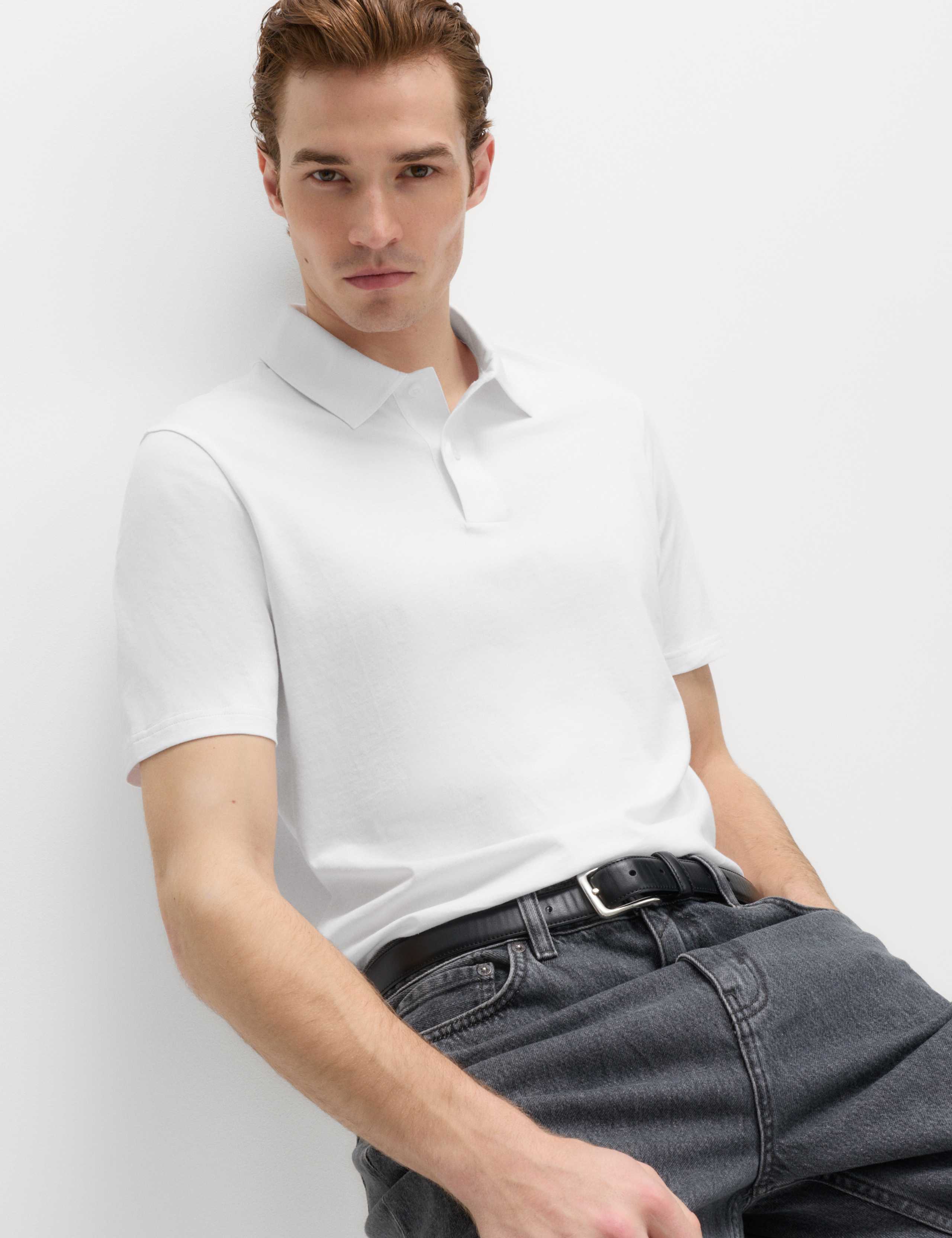 5 Pack Pure Cotton Polo Shirts 6 of 6