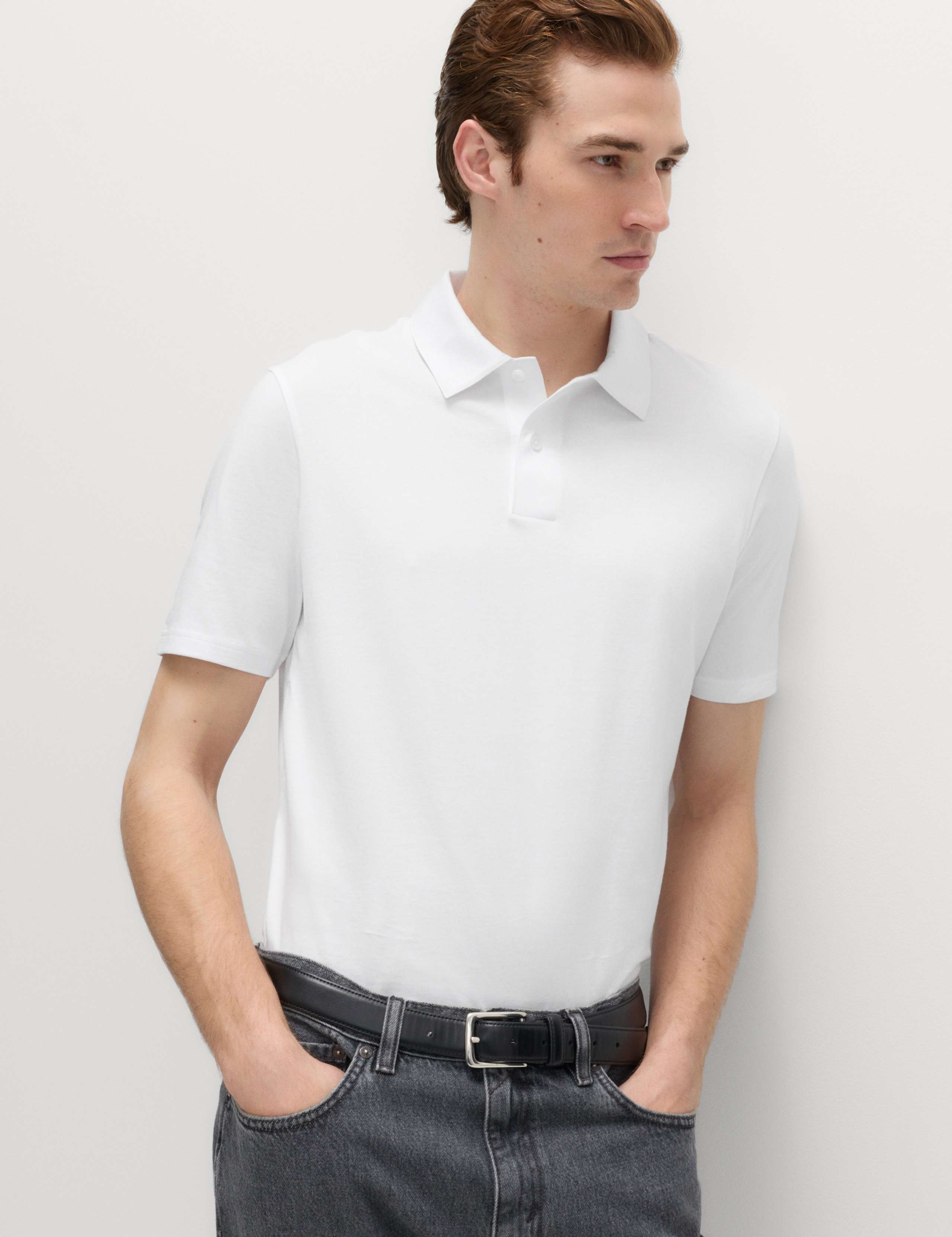 5 Pack Pure Cotton Polo Shirts 2 of 6