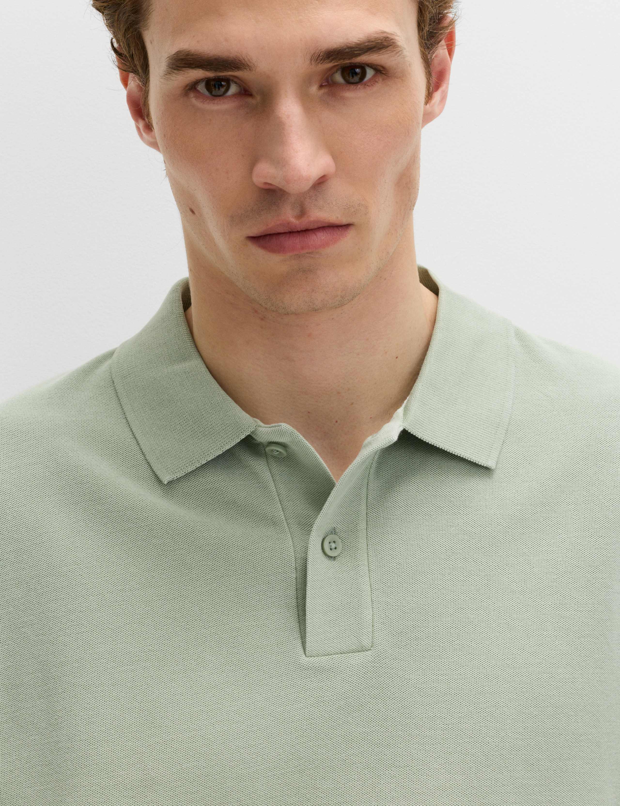 Pure Cotton Garment Dyed Polo Shirt 3 of 5