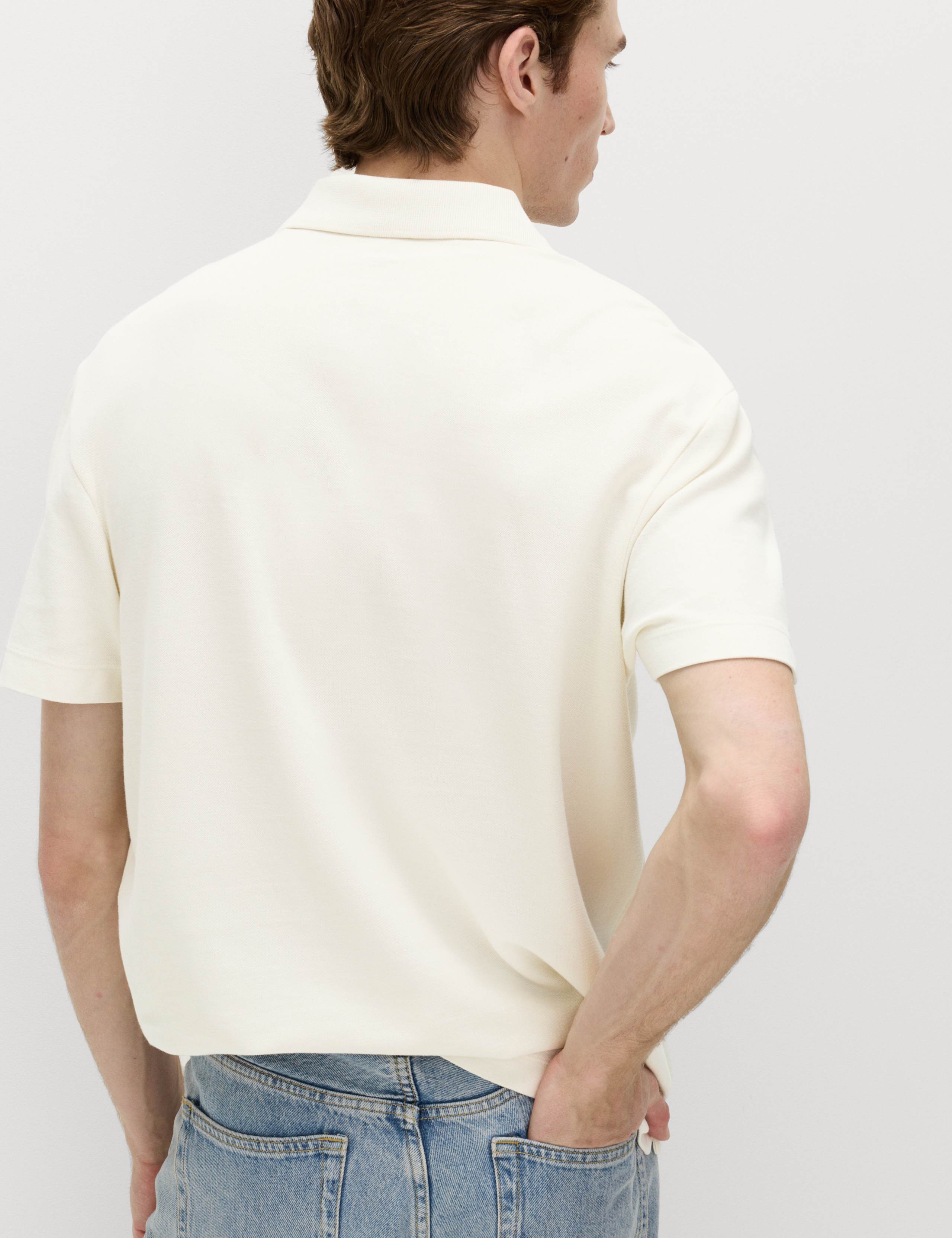 Pure Cotton Garment Dyed Polo Shirt 4 of 6