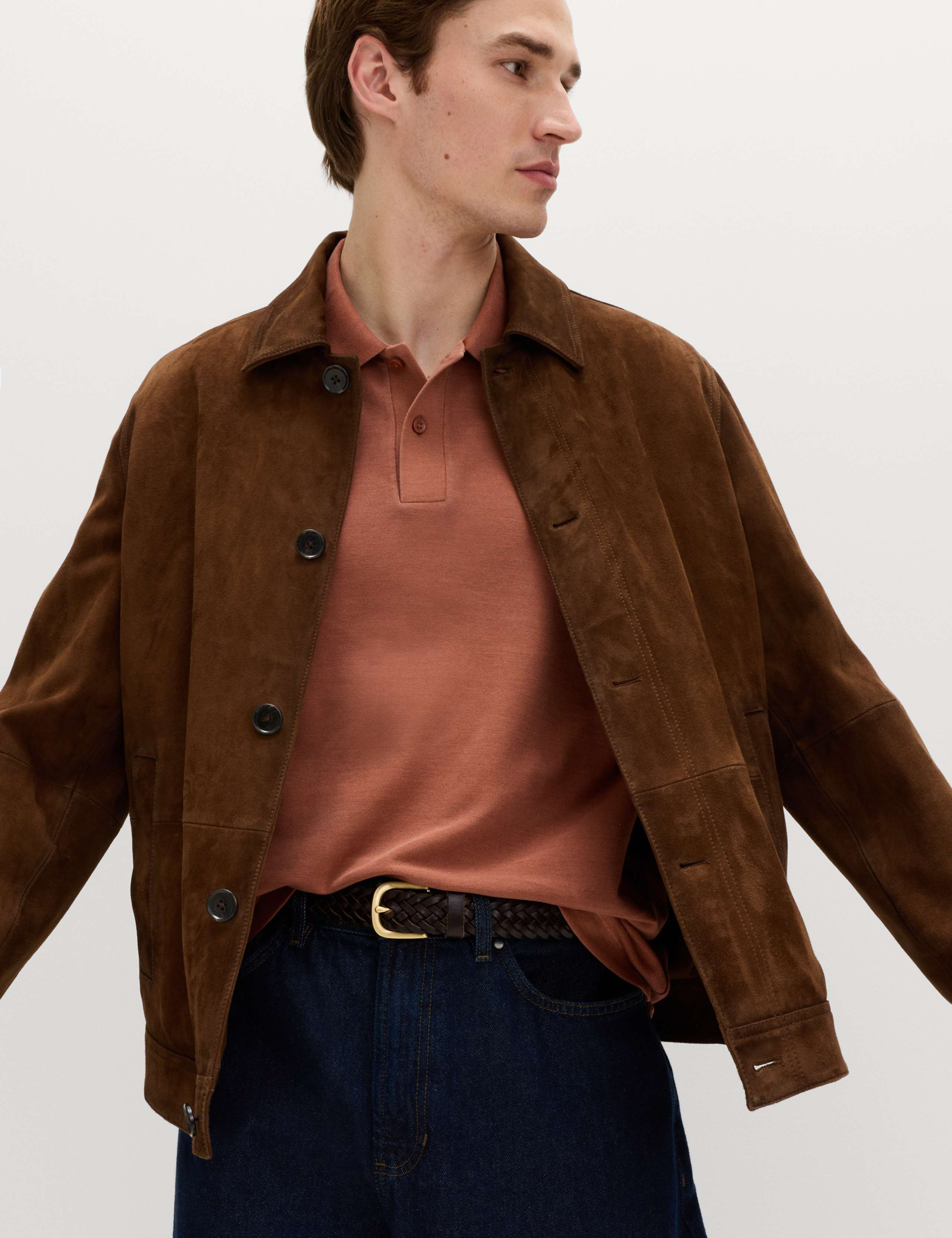 Pure Cotton Garment Dyed Polo Shirt 5 of 5