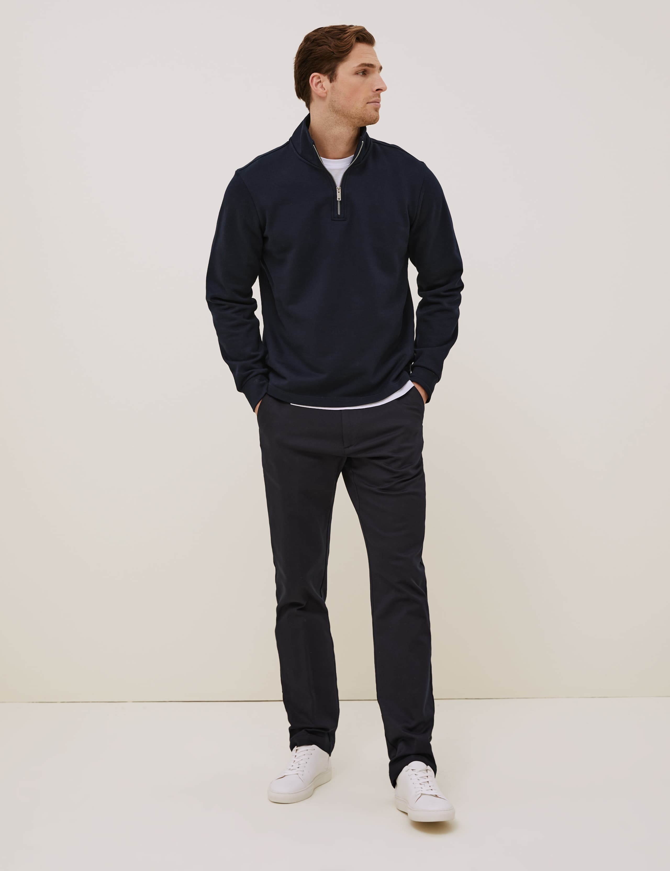 Premium Cotton Half Zip Sweatshirt 3 of 7