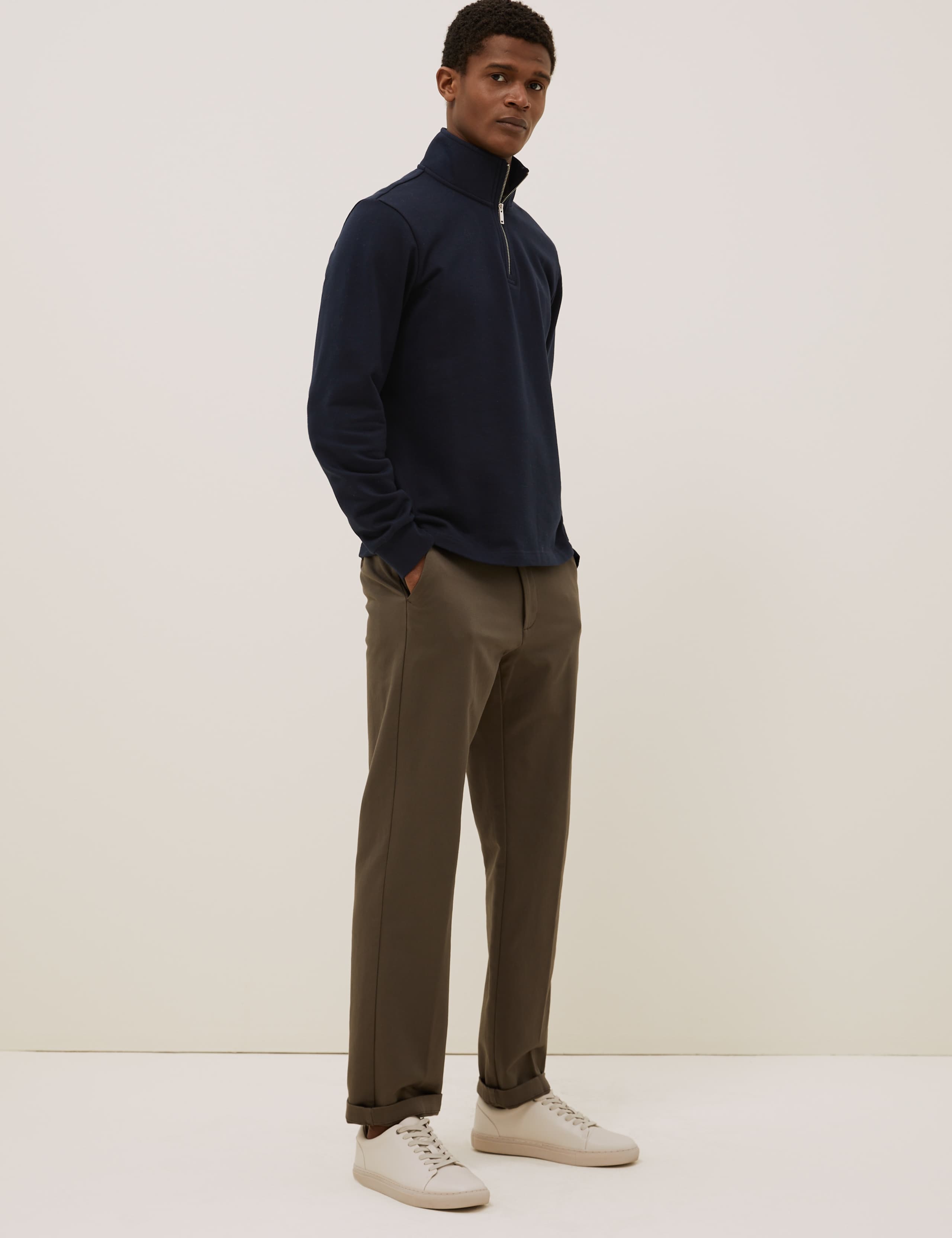 Premium Cotton Half Zip Sweatshirt 7 of 7