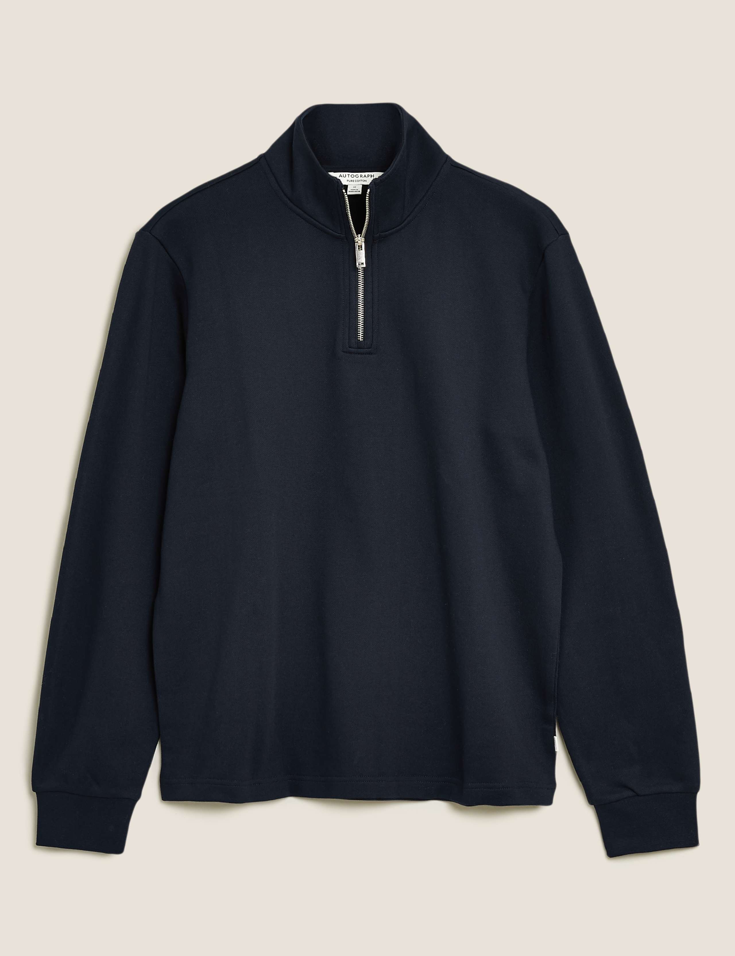 Premium Cotton Half Zip Sweatshirt 2 of 7