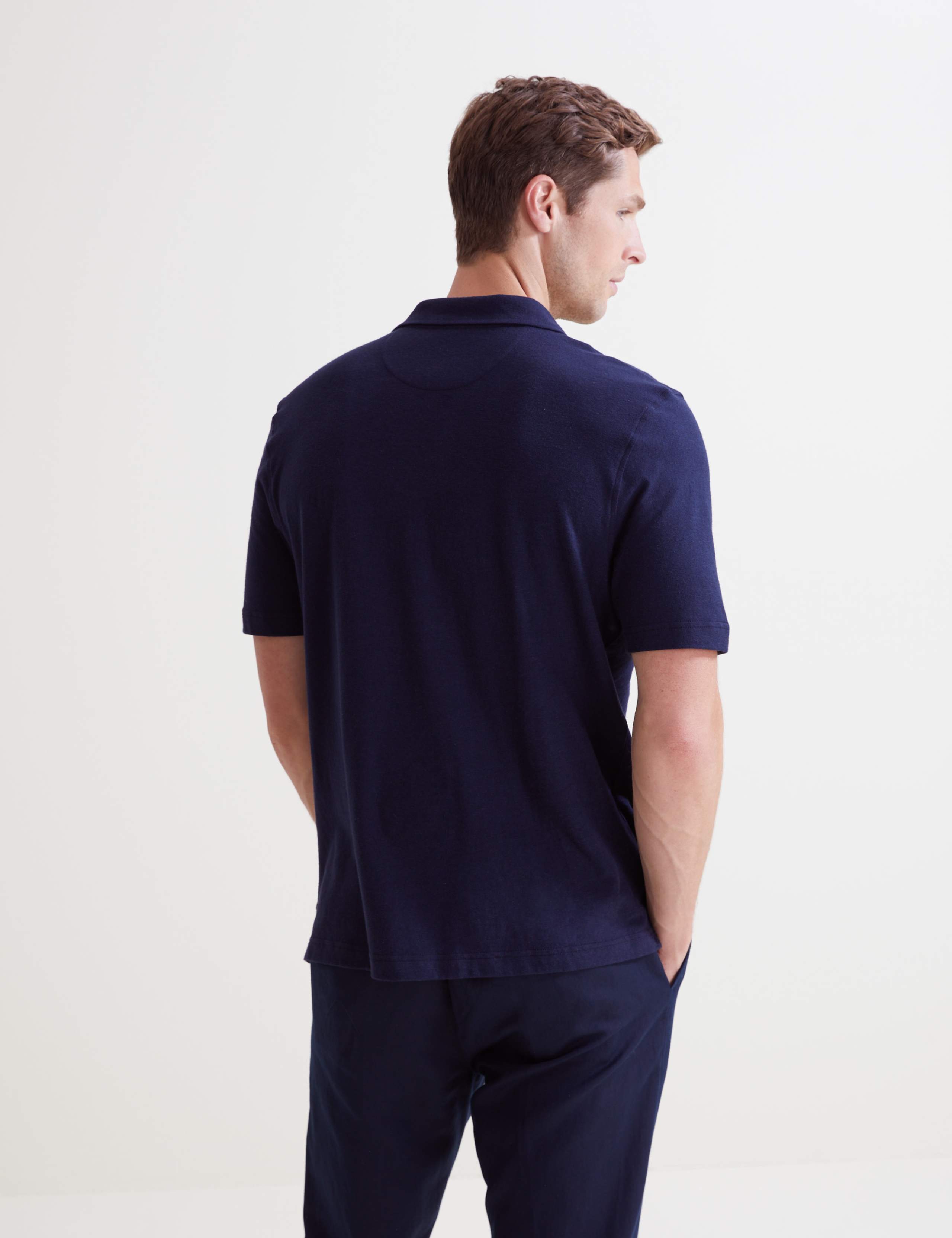 Linen Blend Cuban Collar Shirt 4 of 4