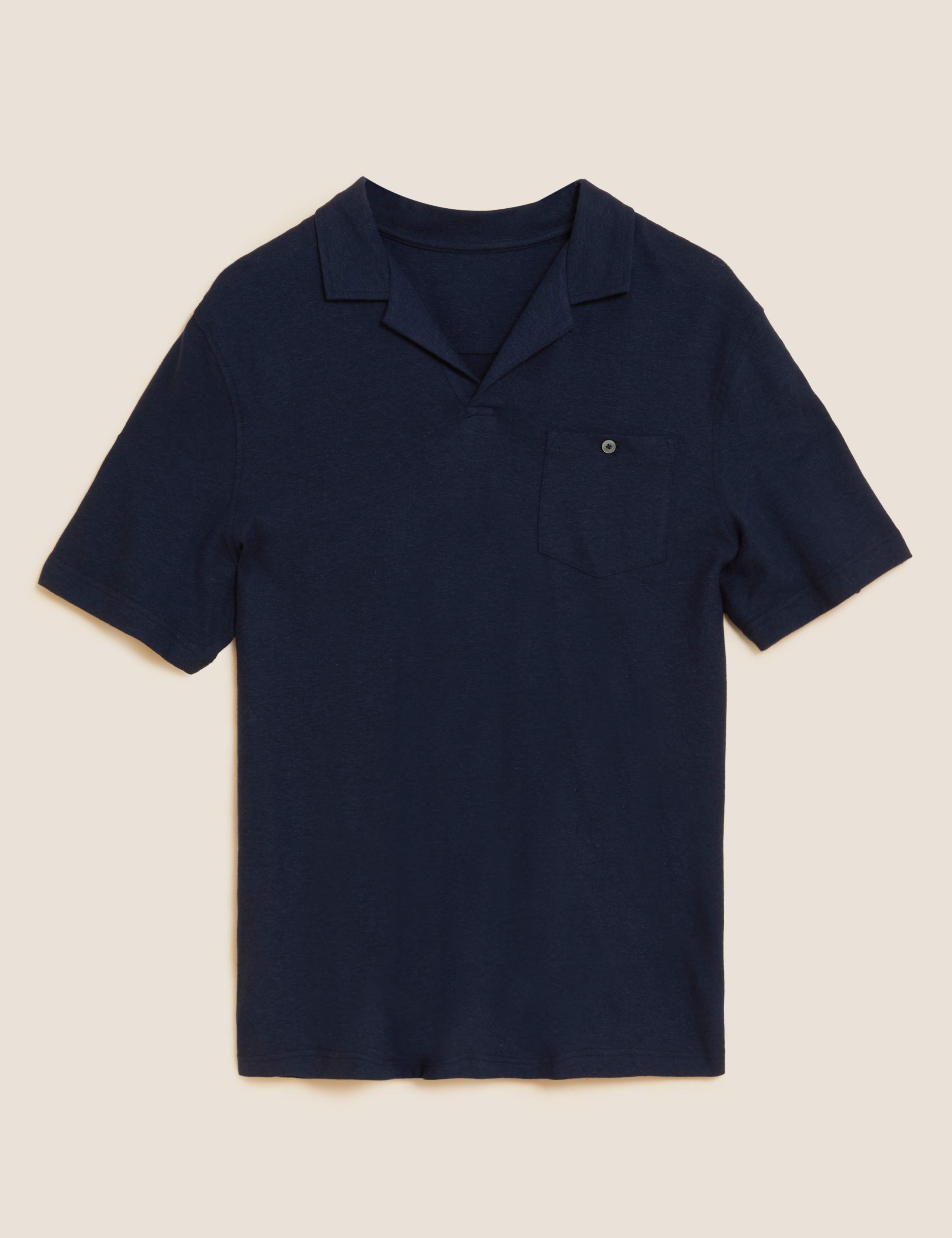 Linen Blend Cuban Collar Shirt 2 of 4