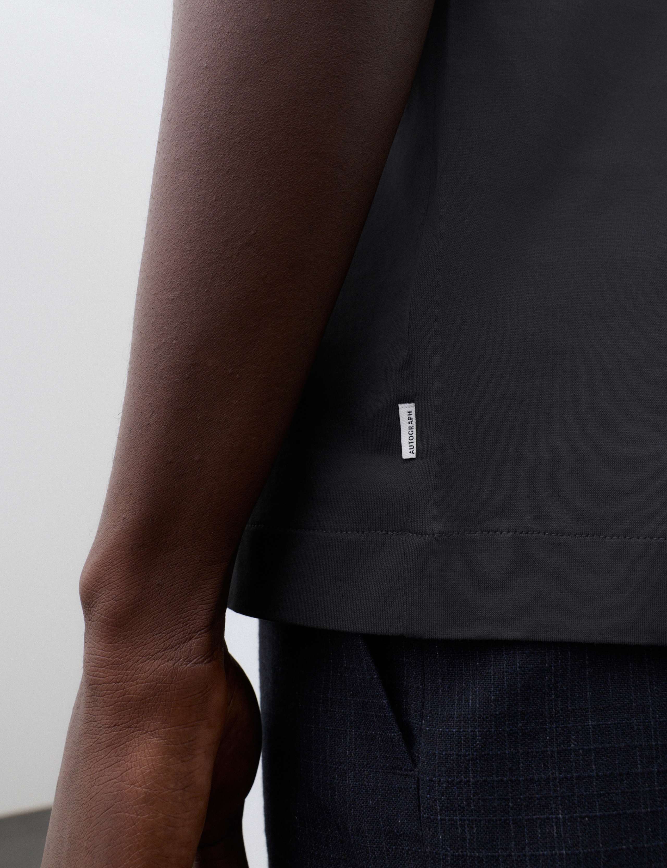 Pure Supima® Cotton Performance Crew Neck T-shirt 8 of 8