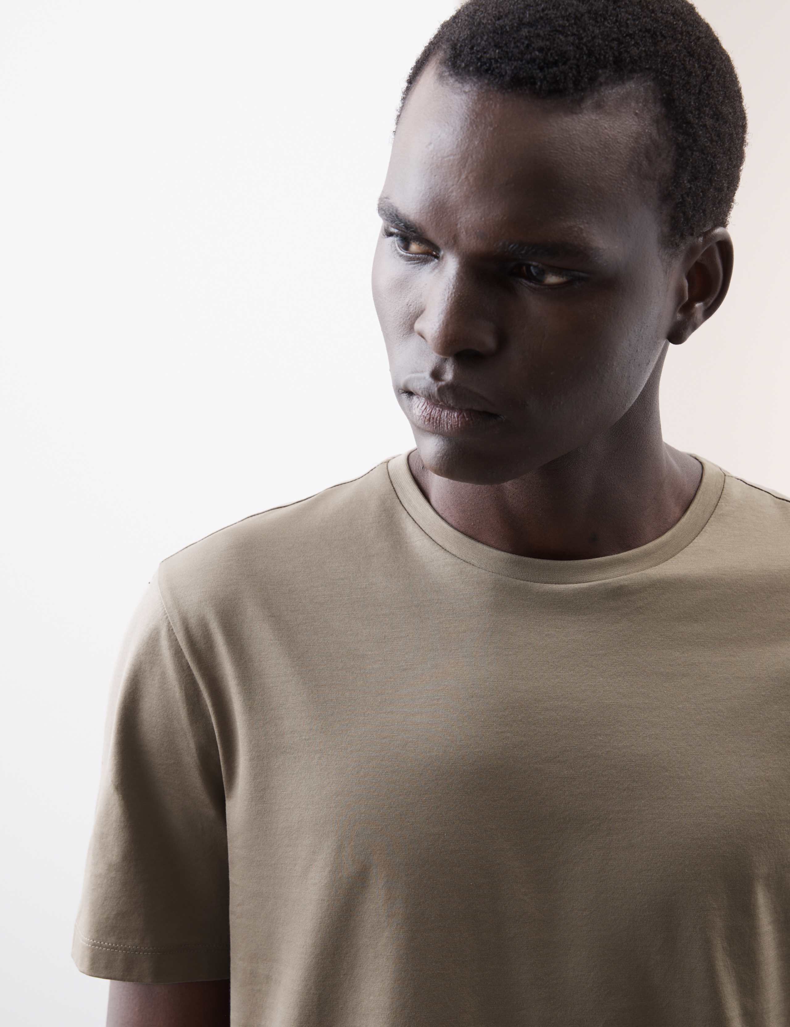Pure Supima® Cotton Crew Neck T-shirt 4 of 4