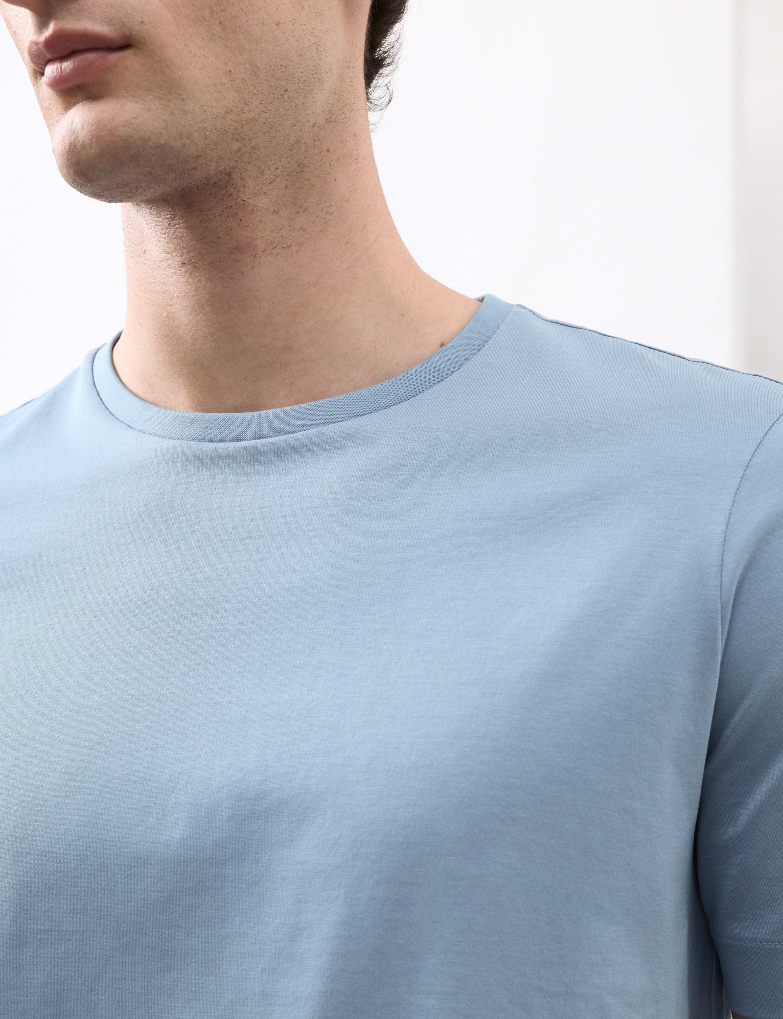Pure Supima® Cotton Performance Crew Neck T-shirt 4 of 7