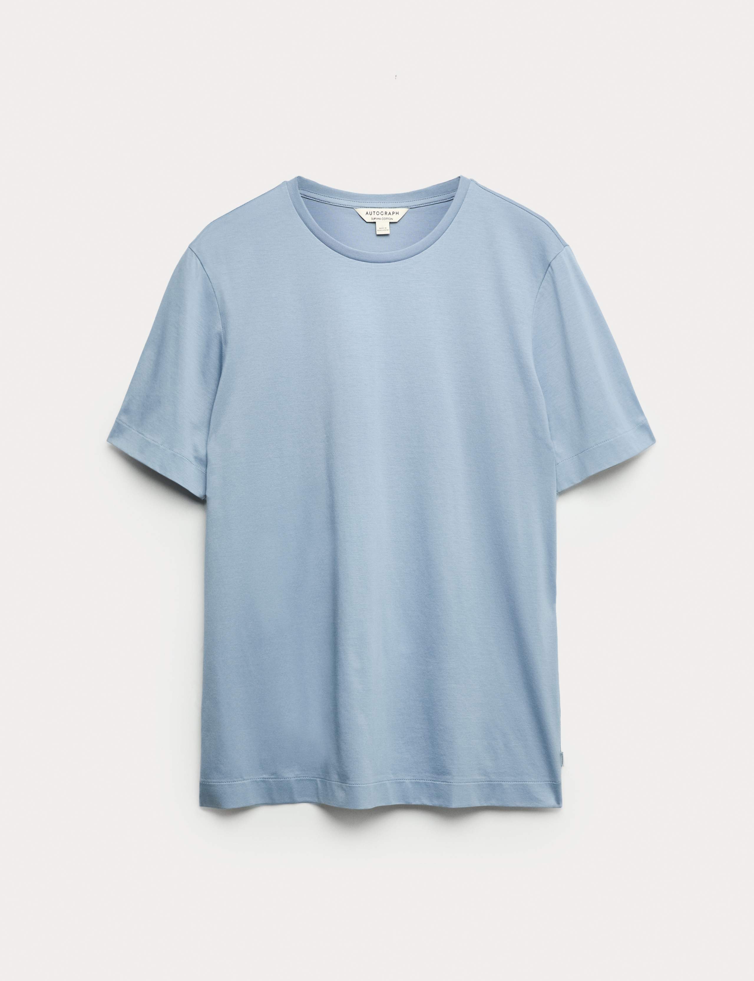 Pure Supima® Cotton Performance Crew Neck T-shirt 2 of 7