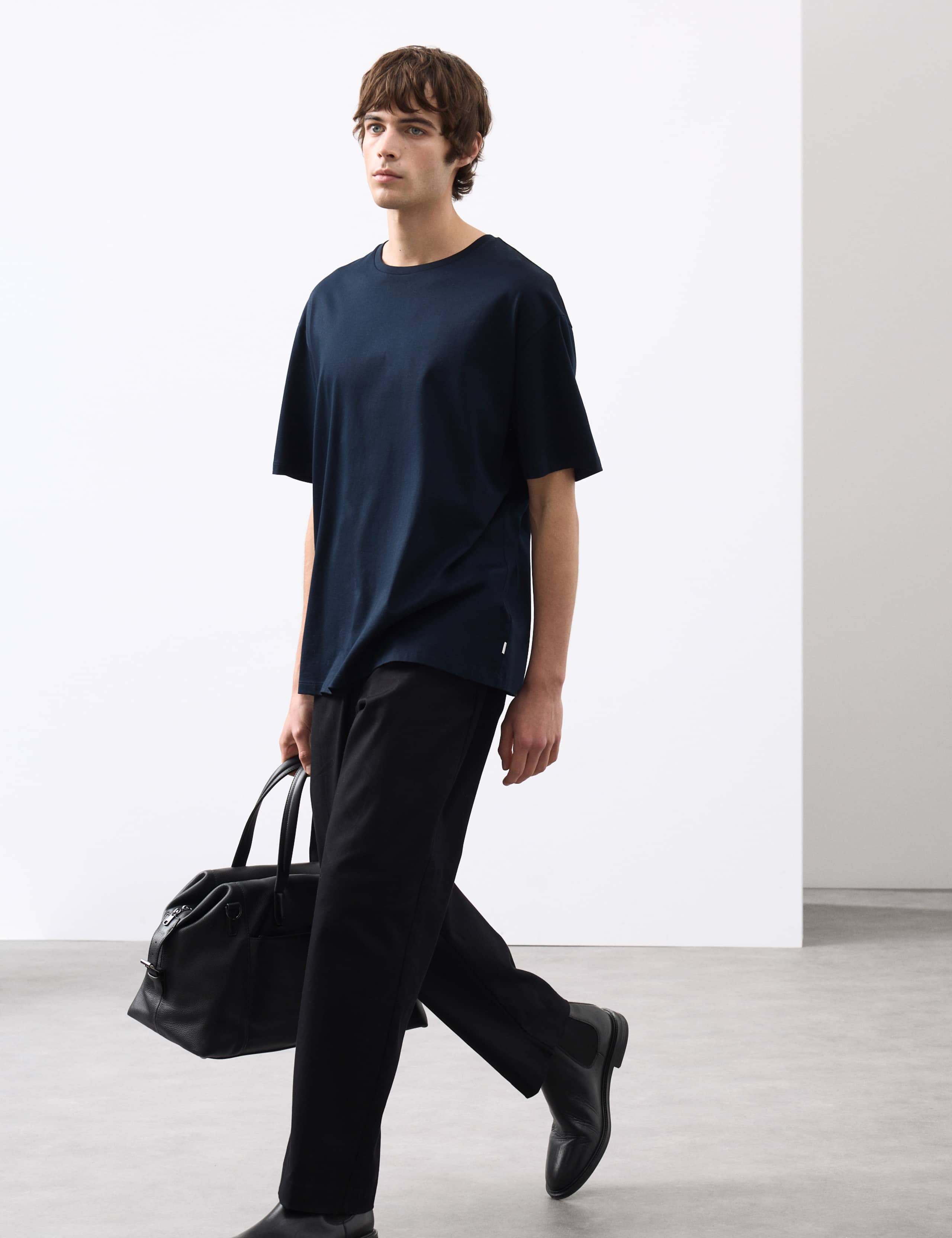 Pure Supima® Cotton Performance Crew Neck T-shirt 5 of 8