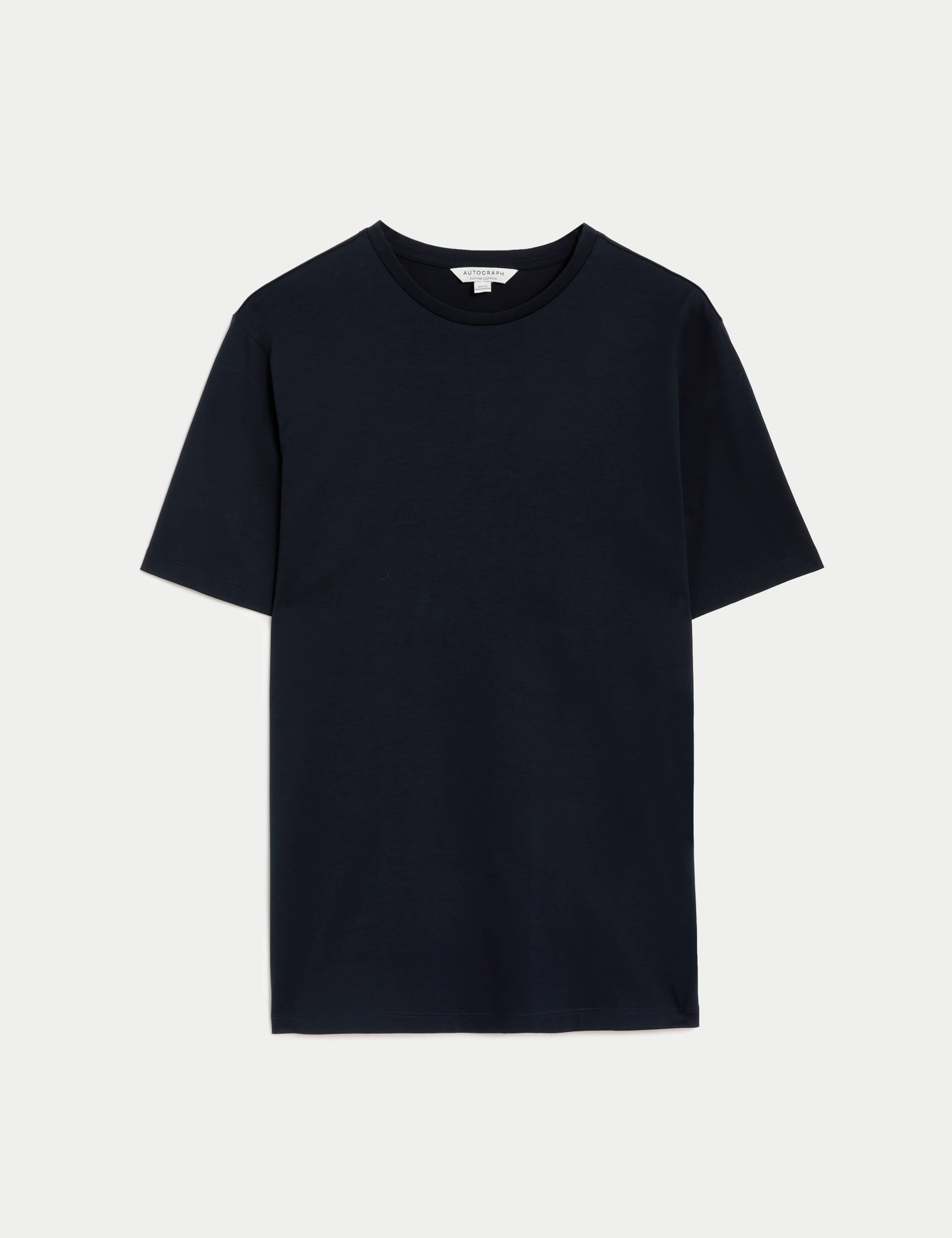 Pure Supima® Cotton Performance Crew Neck T-shirt 2 of 8