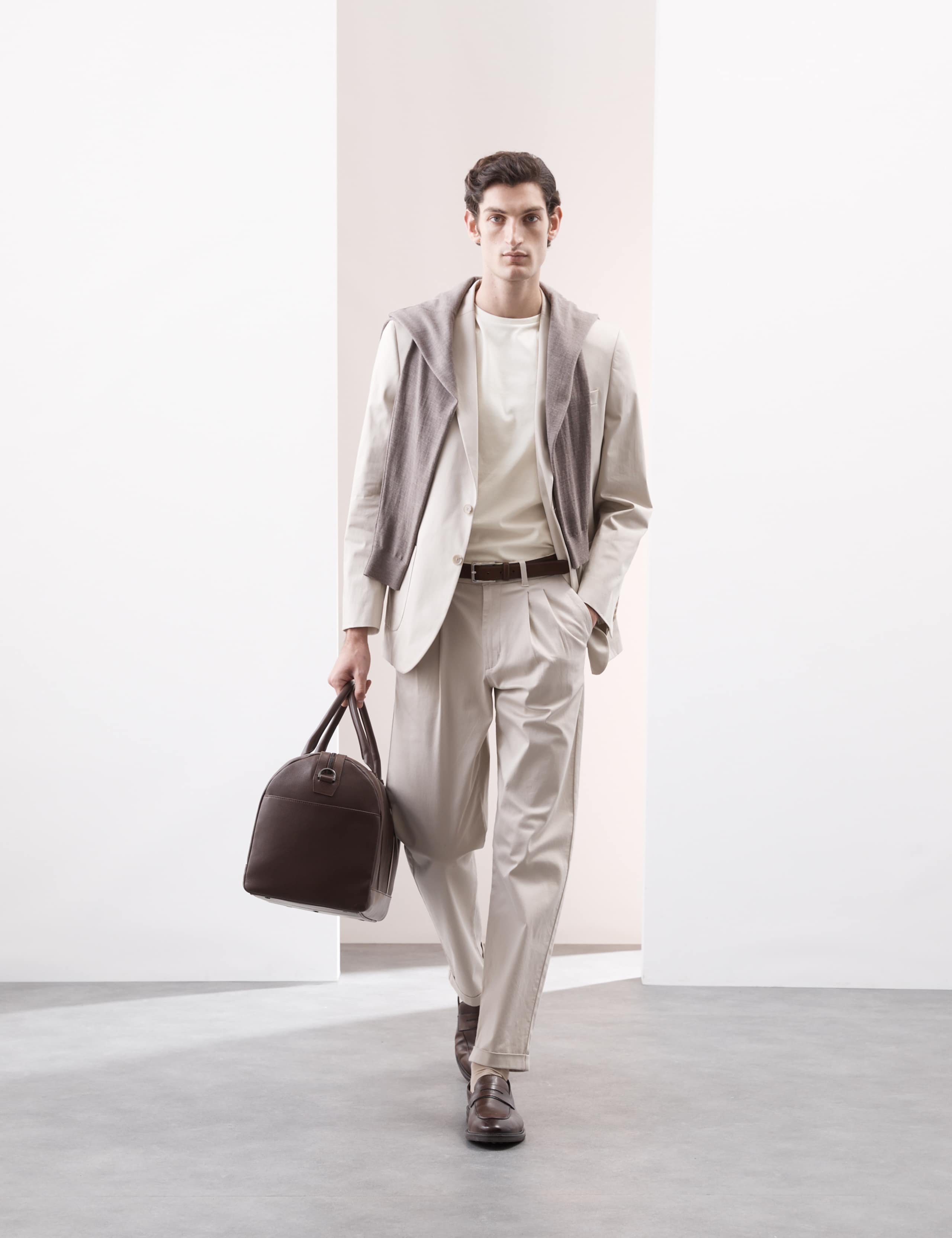 Pure Supima® Cotton Performance Crew Neck T-shirt 3 of 7