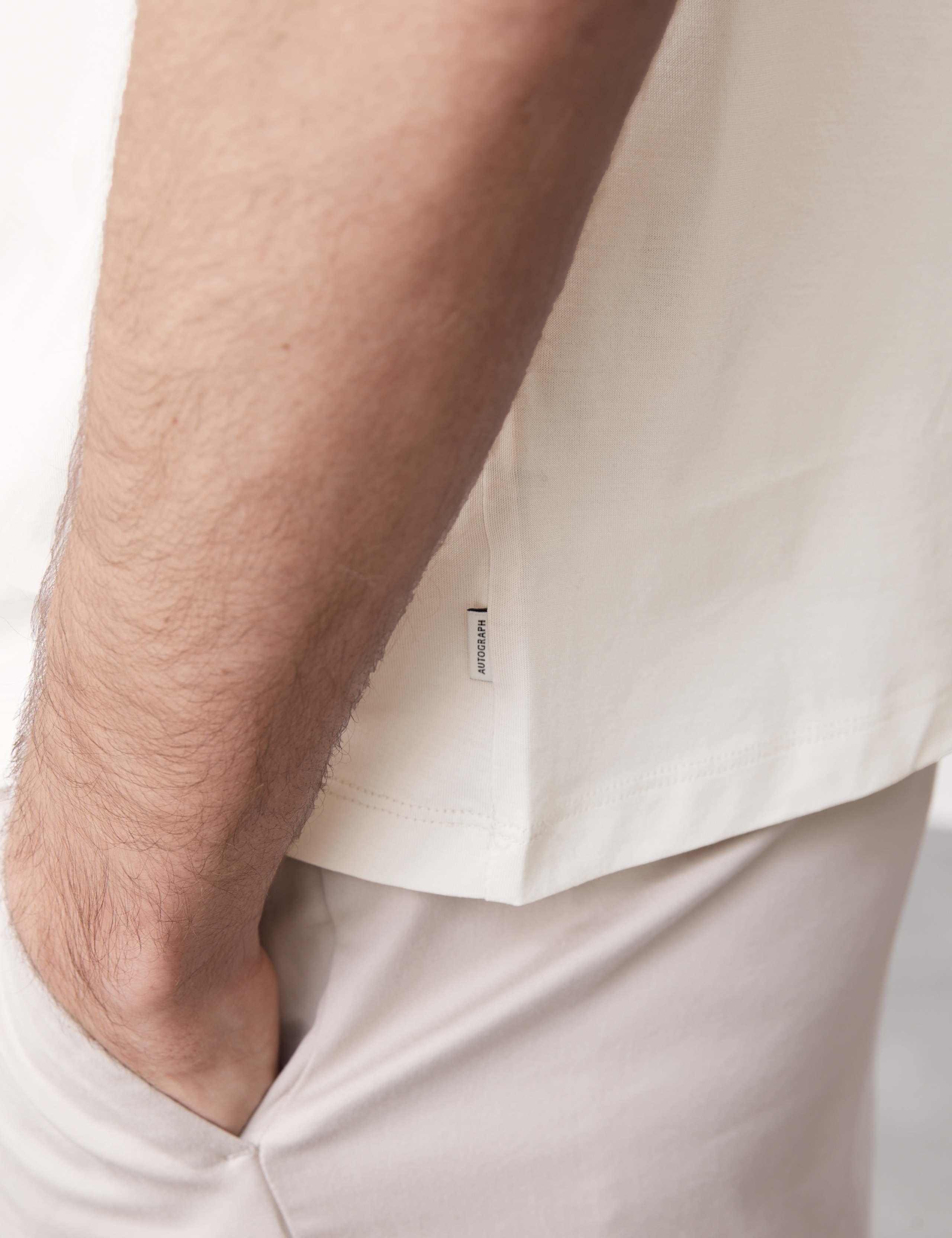 Pure Supima® Cotton Performance Crew Neck T-shirt 5 of 7